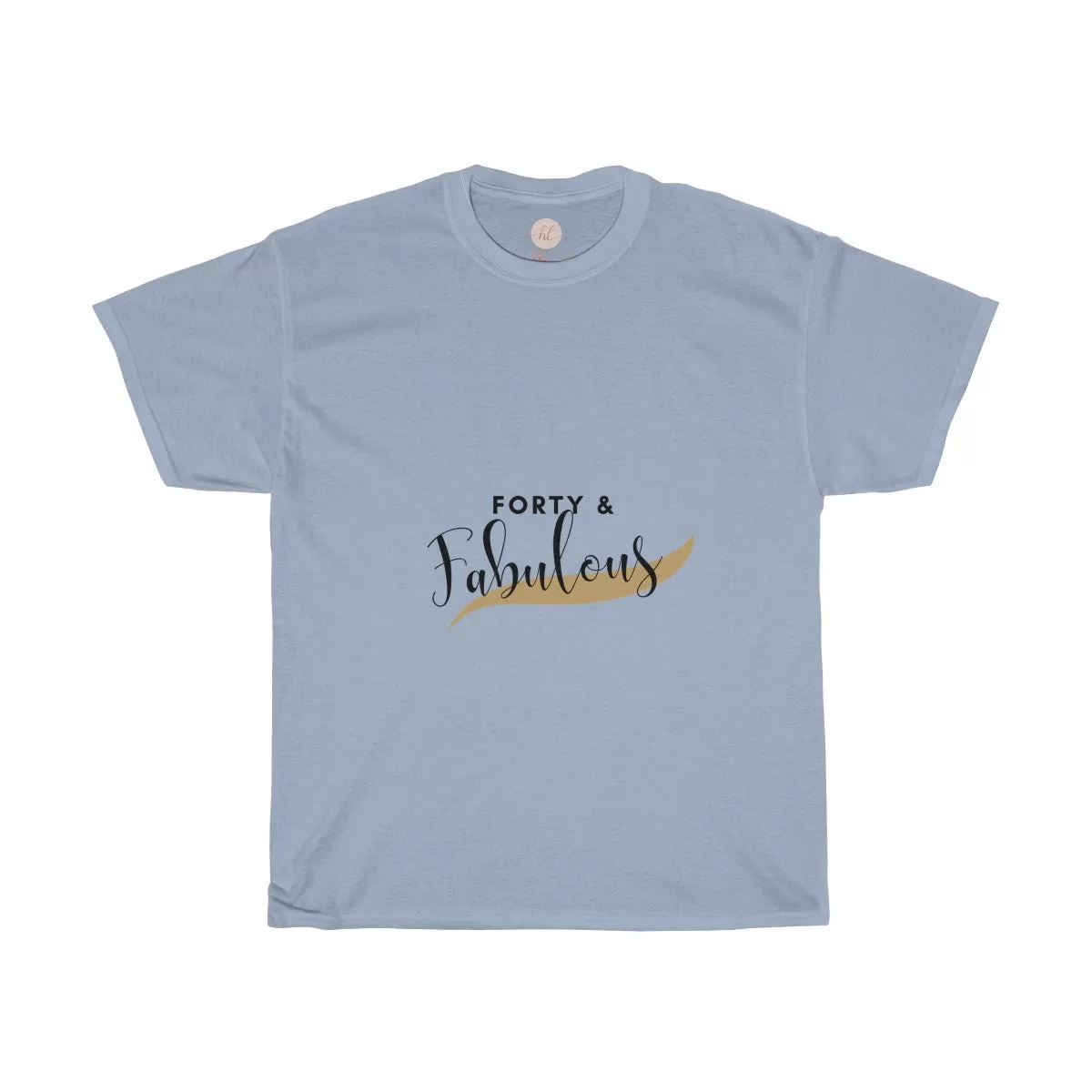 Forty & Fabulous Tee| 40 Birthday Girl Tee