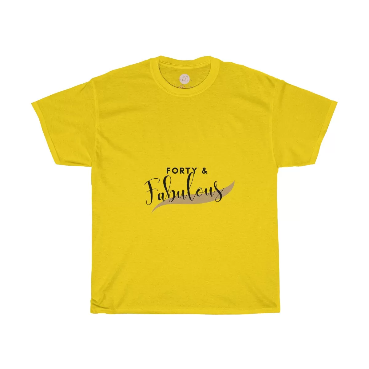 Forty & Fabulous Tee| 40 Birthday Girl Tee