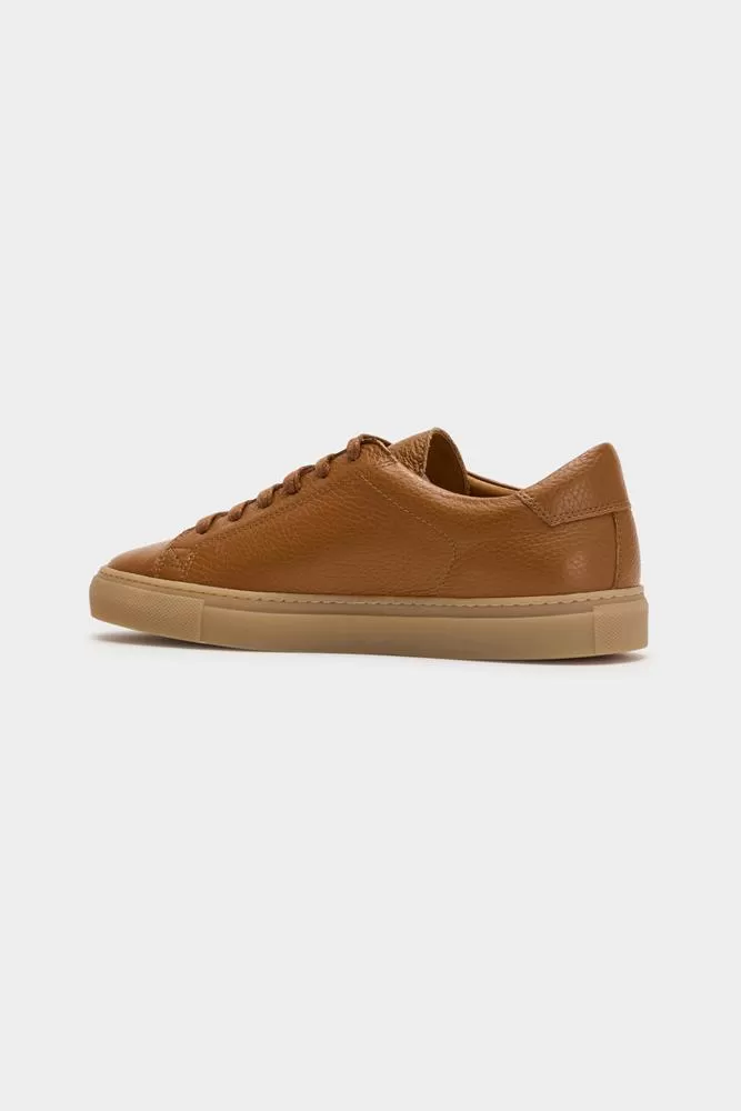 GCV2 Low Sneaker - Tan Leather with Natural