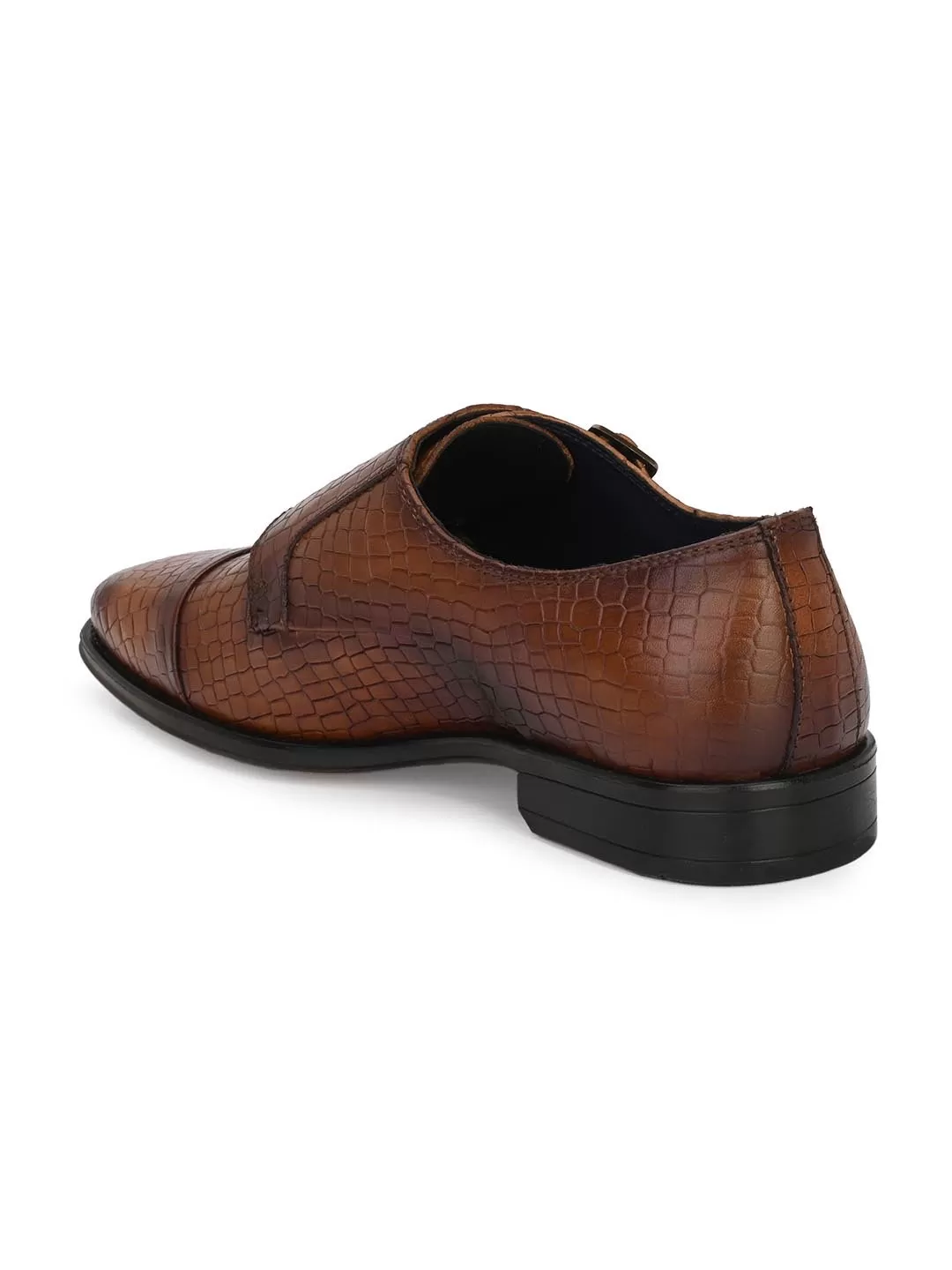 Genuine Leather Monk Strap Shoe