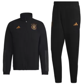 Germany black presentation Soccer tracksuit 2022/23 - Adidas