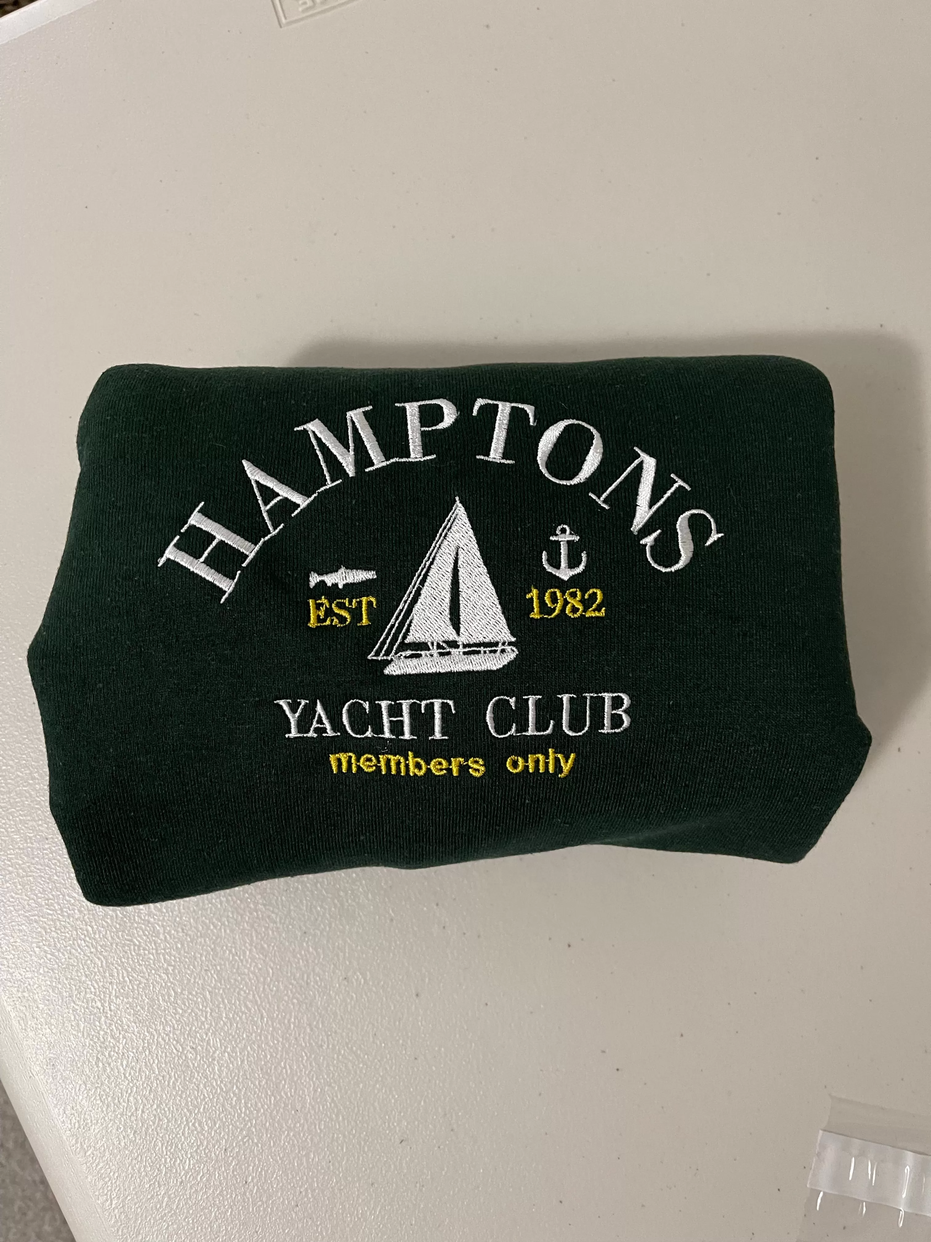 Hamptons embroidered sweatshirt