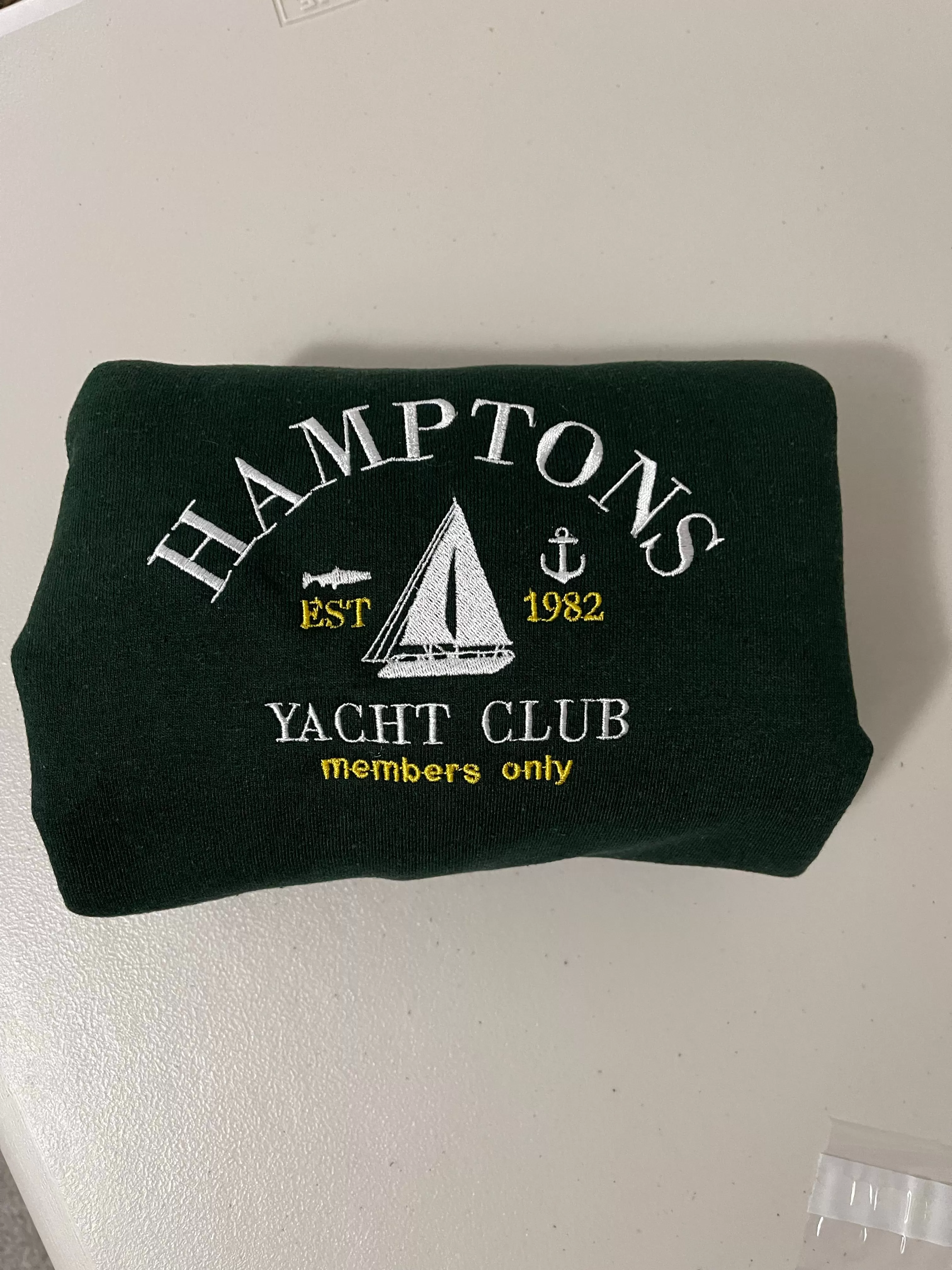 Hamptons embroidered sweatshirt