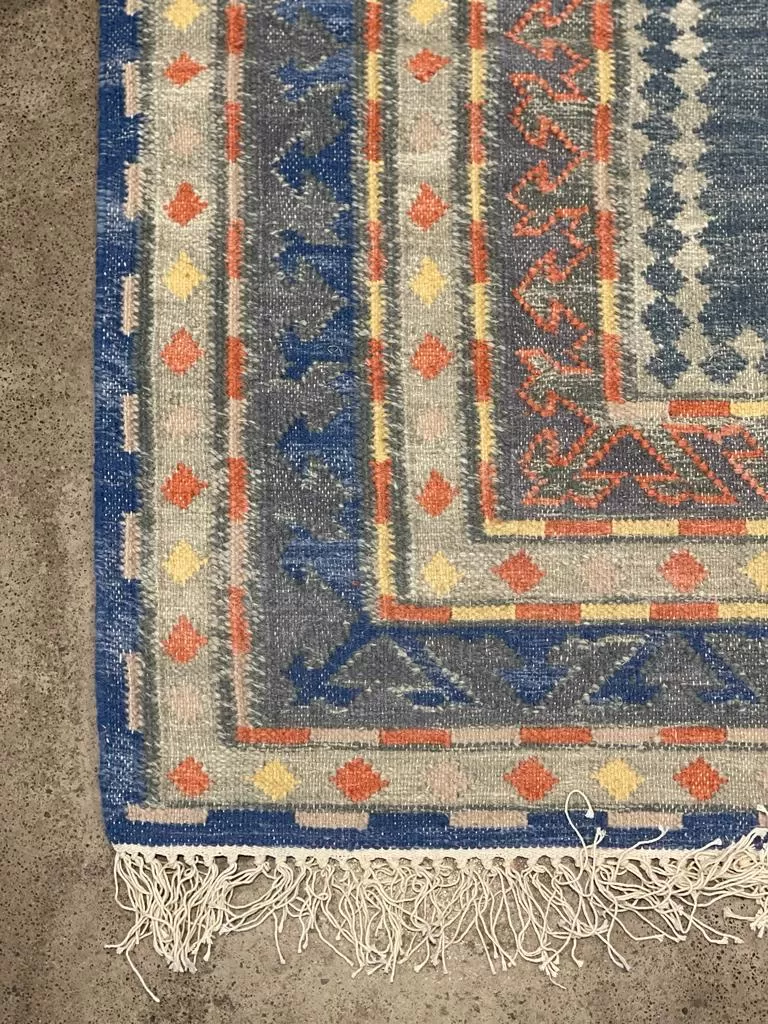 Hand Knotted Wool & Cotton  RUG 10