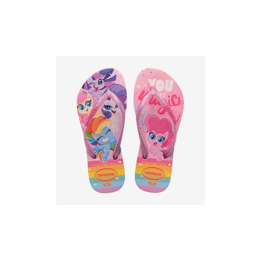 HAVAIANAS INFRADITO KIDS SLIM MY LITTLE PONY 4144514.5217 MACARON PINK