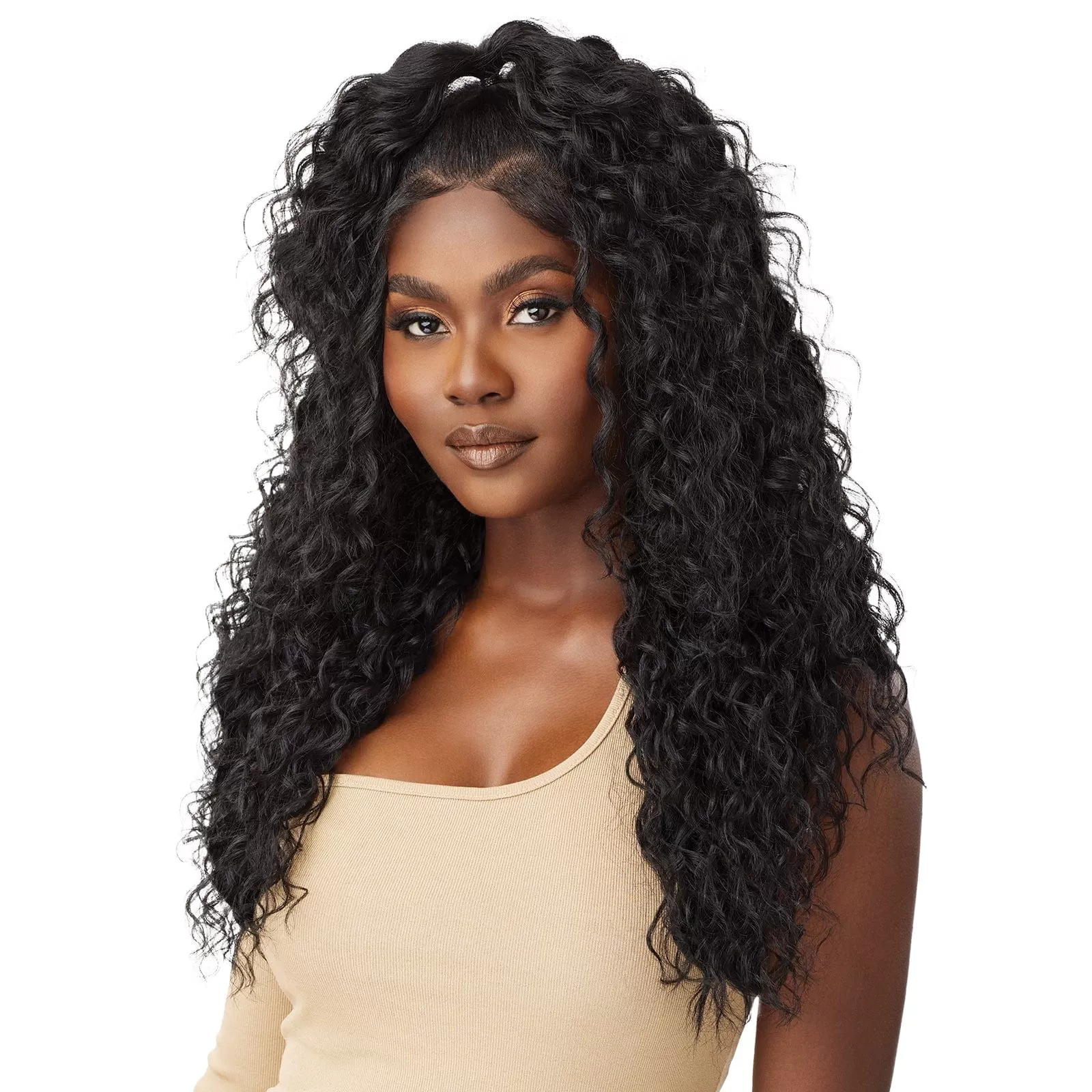 HHB-MALAYSIAN DEEP 26 | Outre Human Hair Blend 5X5 Lace Closure Wig