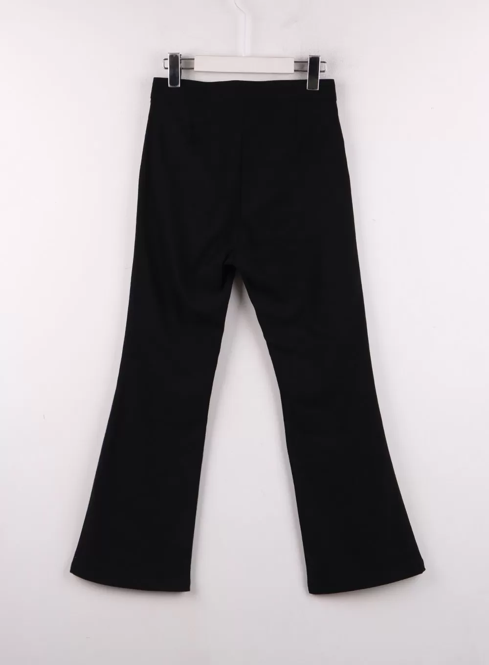 High Waist Solid Flared Trousers IF402