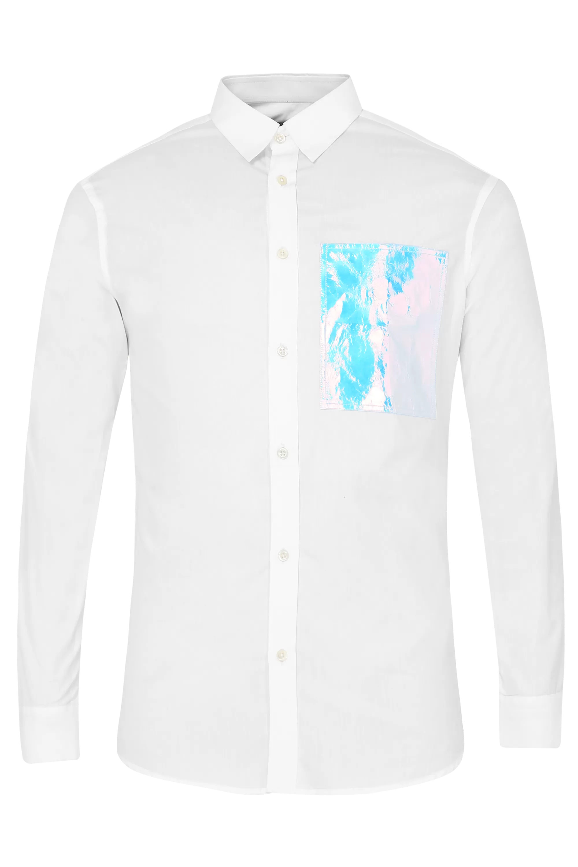 Html   Shirt with holographic patch