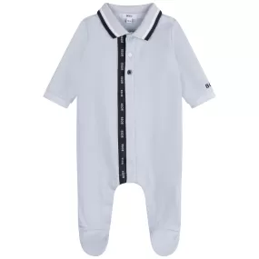 Hugo Boss Baby Footed Sleeper_ Pale Blue J97189-771