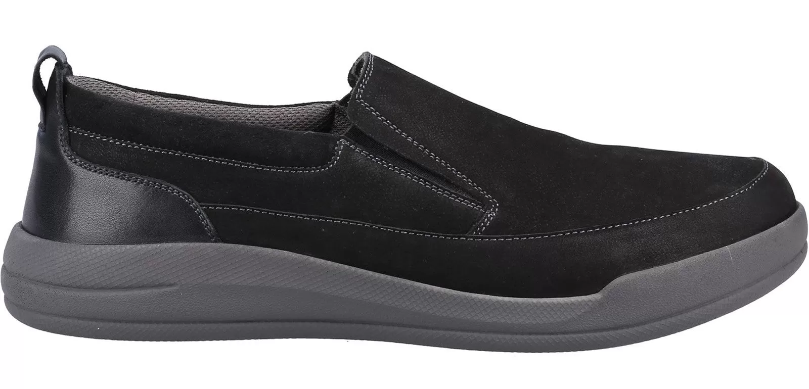 Hush Puppies Eamon Mens Leather Slip On Casual Shoe