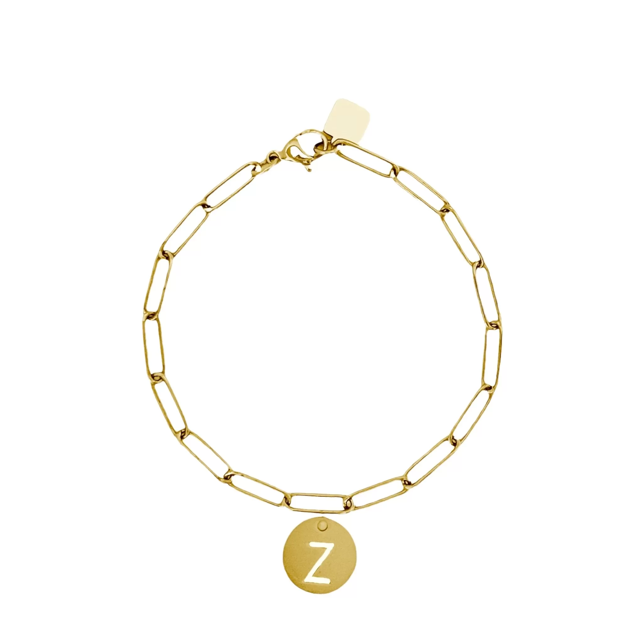 Initial Bracelet (A-Z) Gold