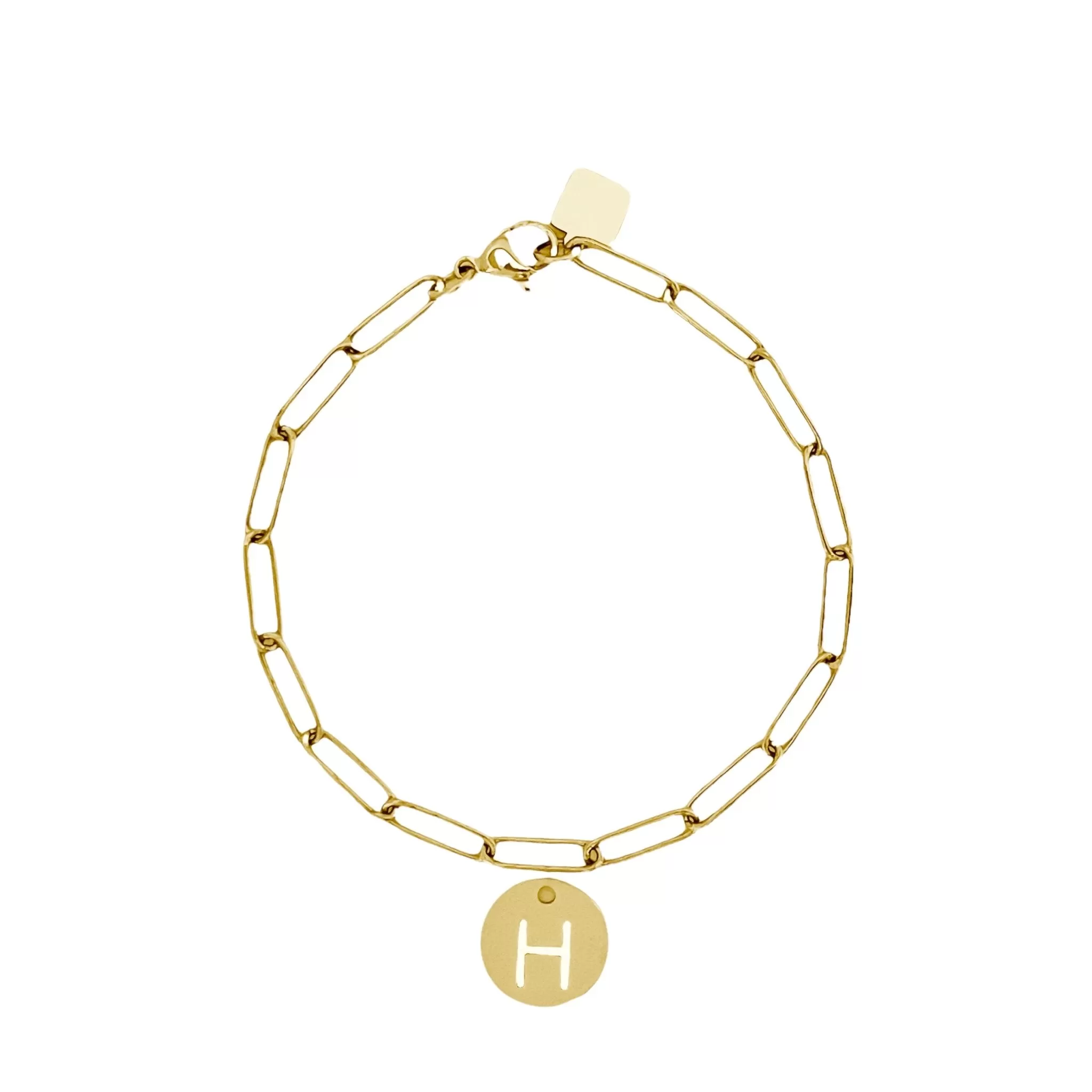 Initial Bracelet (A-Z) Gold