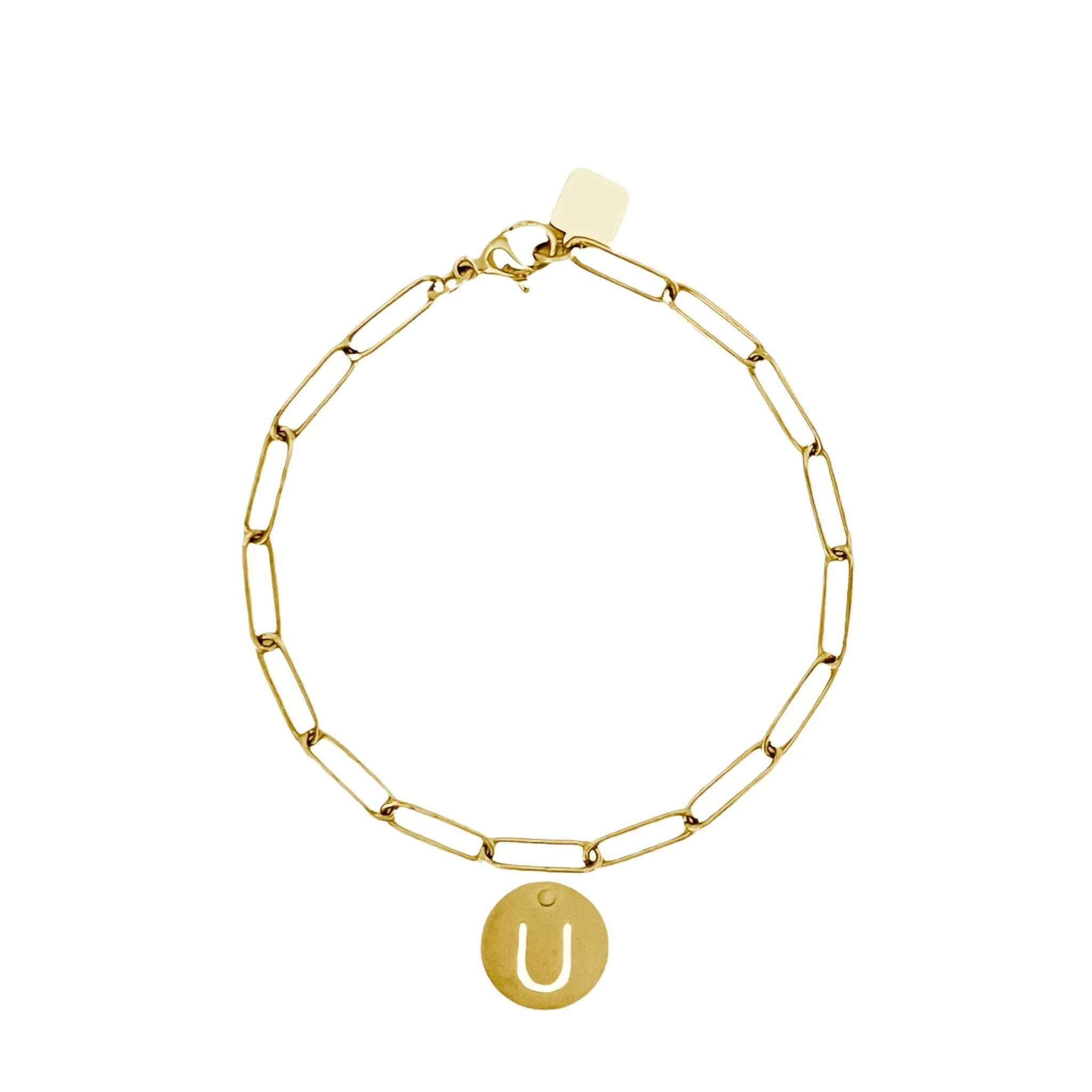 Initial Bracelet (A-Z) Gold