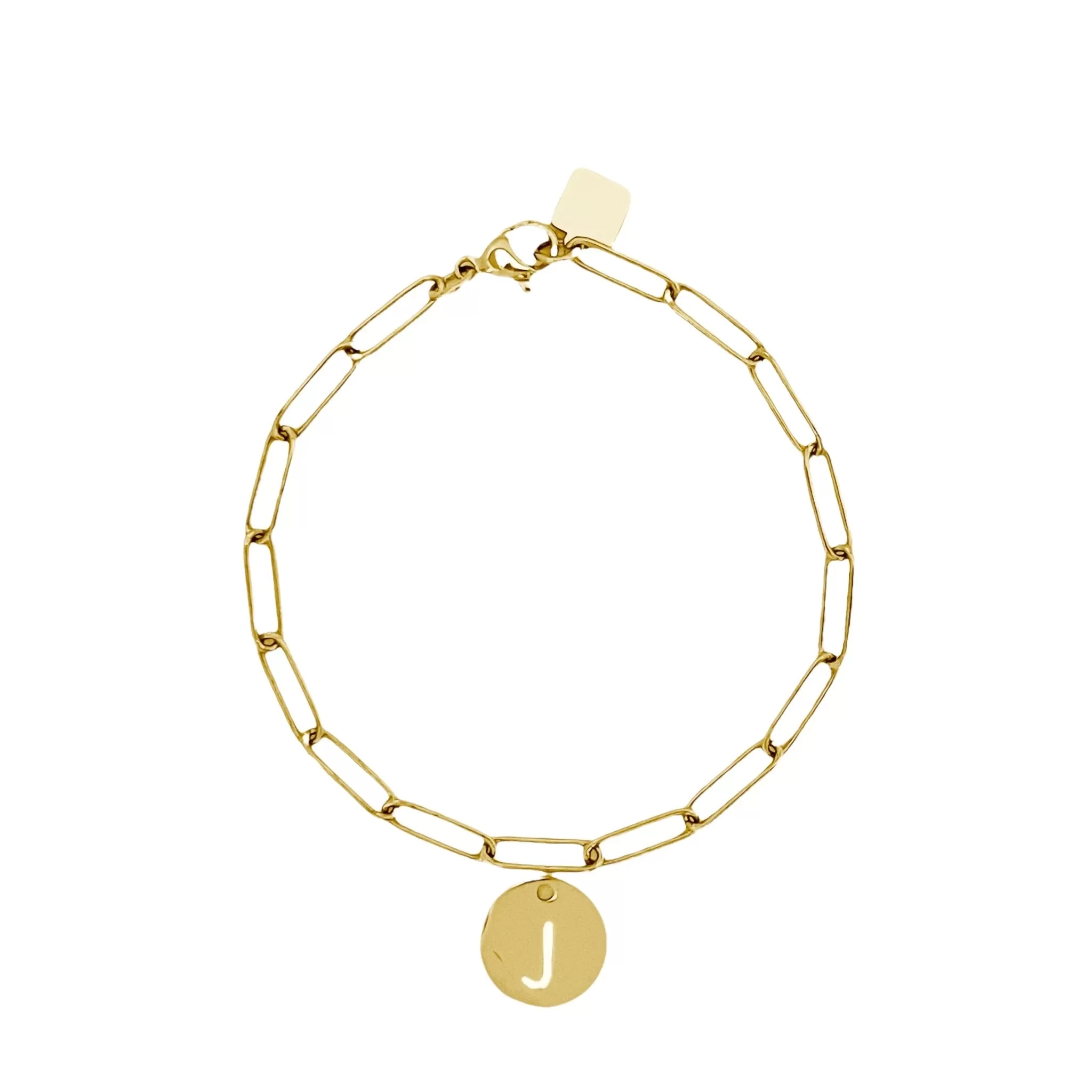 Initial Bracelet (A-Z) Gold