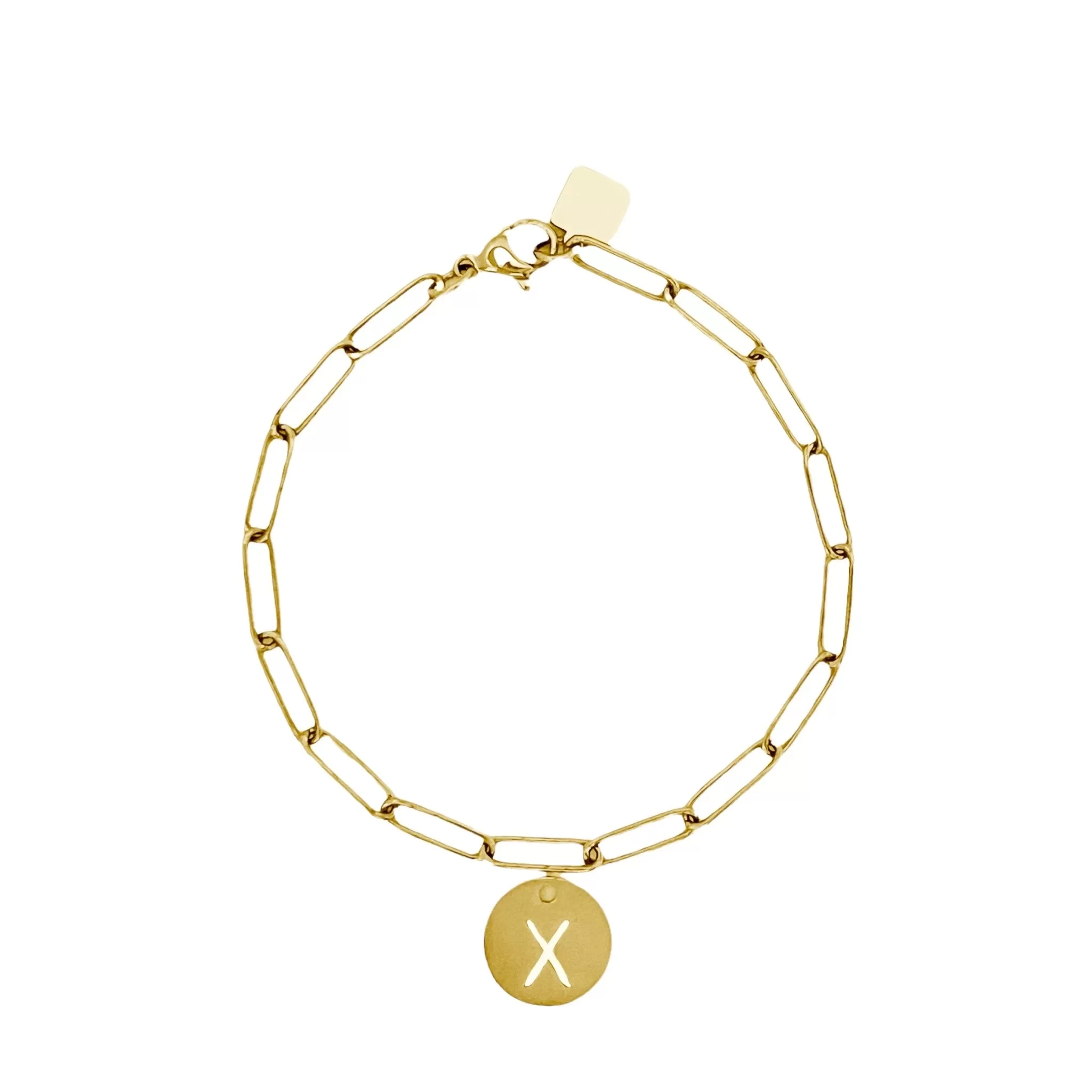 Initial Bracelet (A-Z) Gold