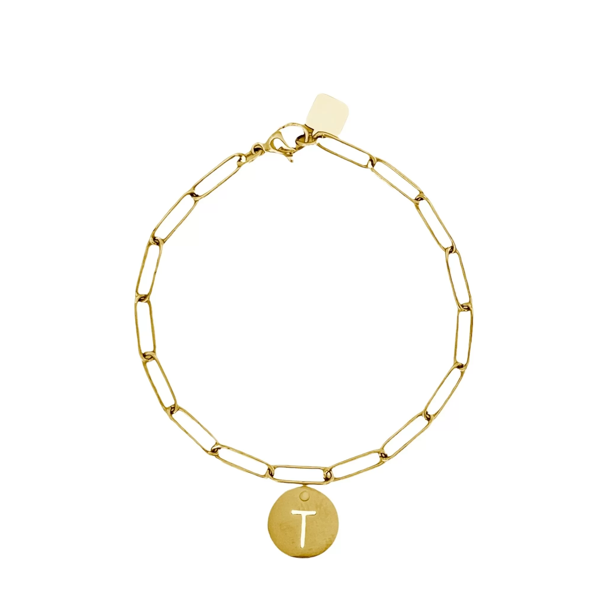 Initial Bracelet (A-Z) Gold