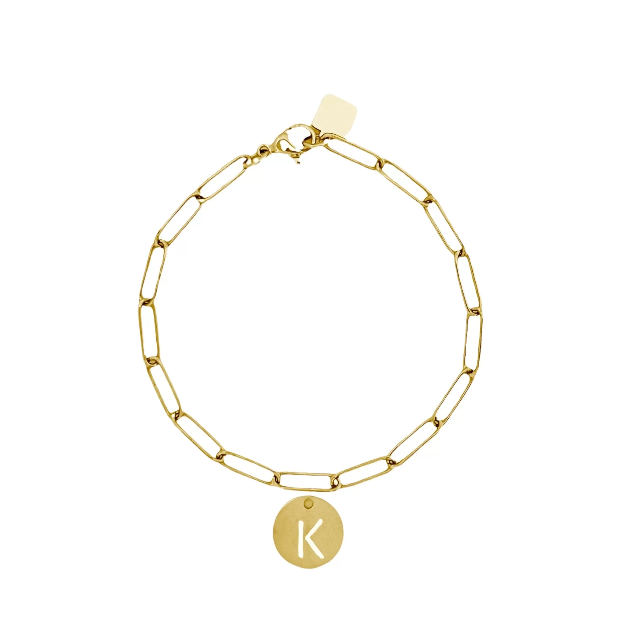 Initial Bracelet (A-Z) Gold