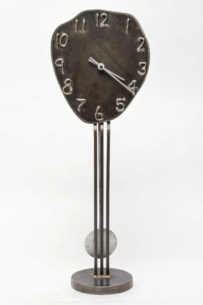 Jon Sarriugarte Postmodern Form & Reform Metal Clock