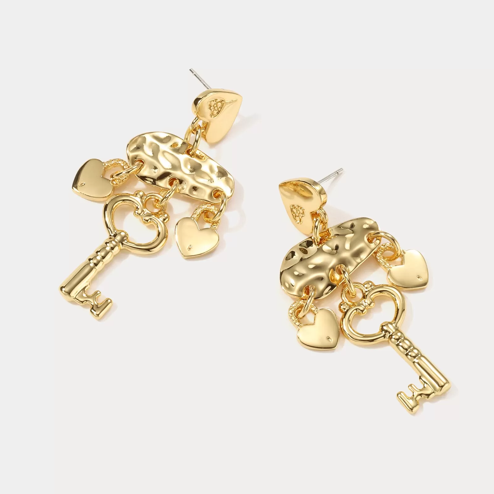 Key of Heart Earrings