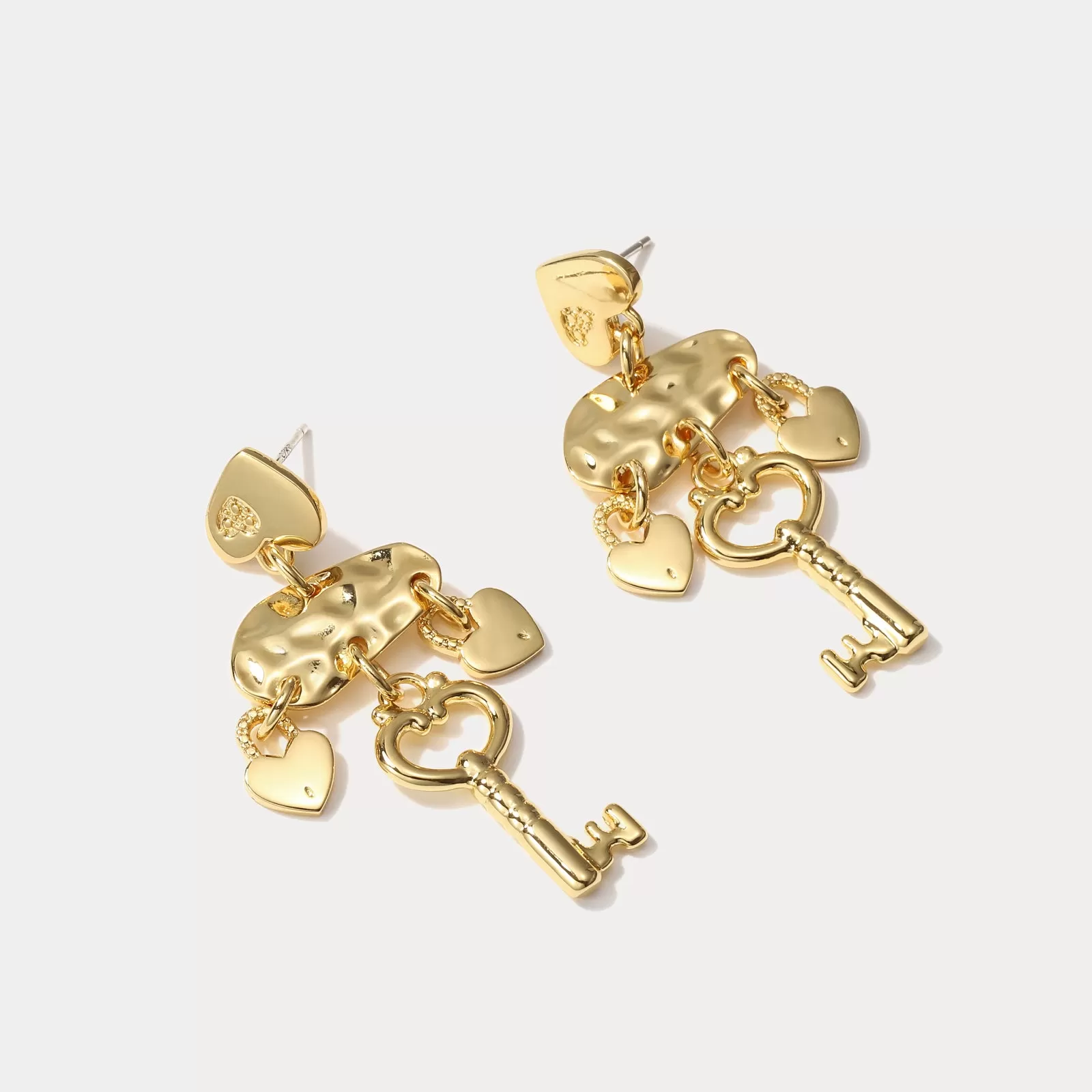 Key of Heart Earrings