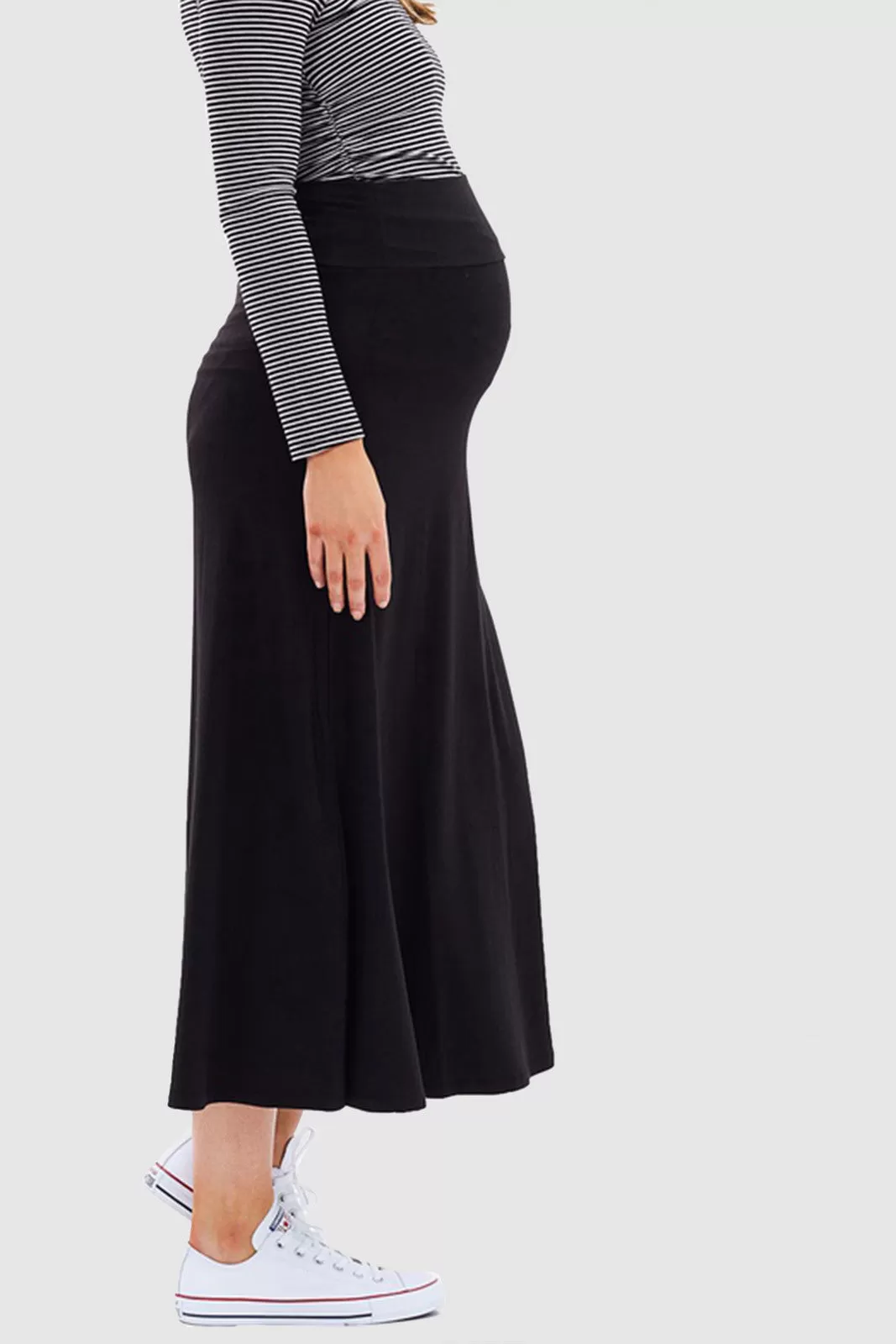 Lana Long Skirt - Black