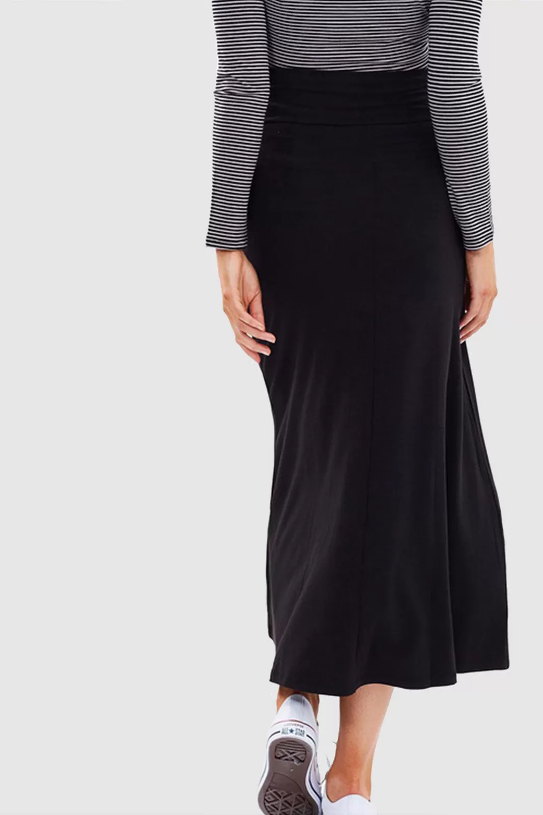 Lana Long Skirt - Black