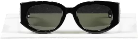 Linda Farrow Debbie D-frame Sunglasses In Black