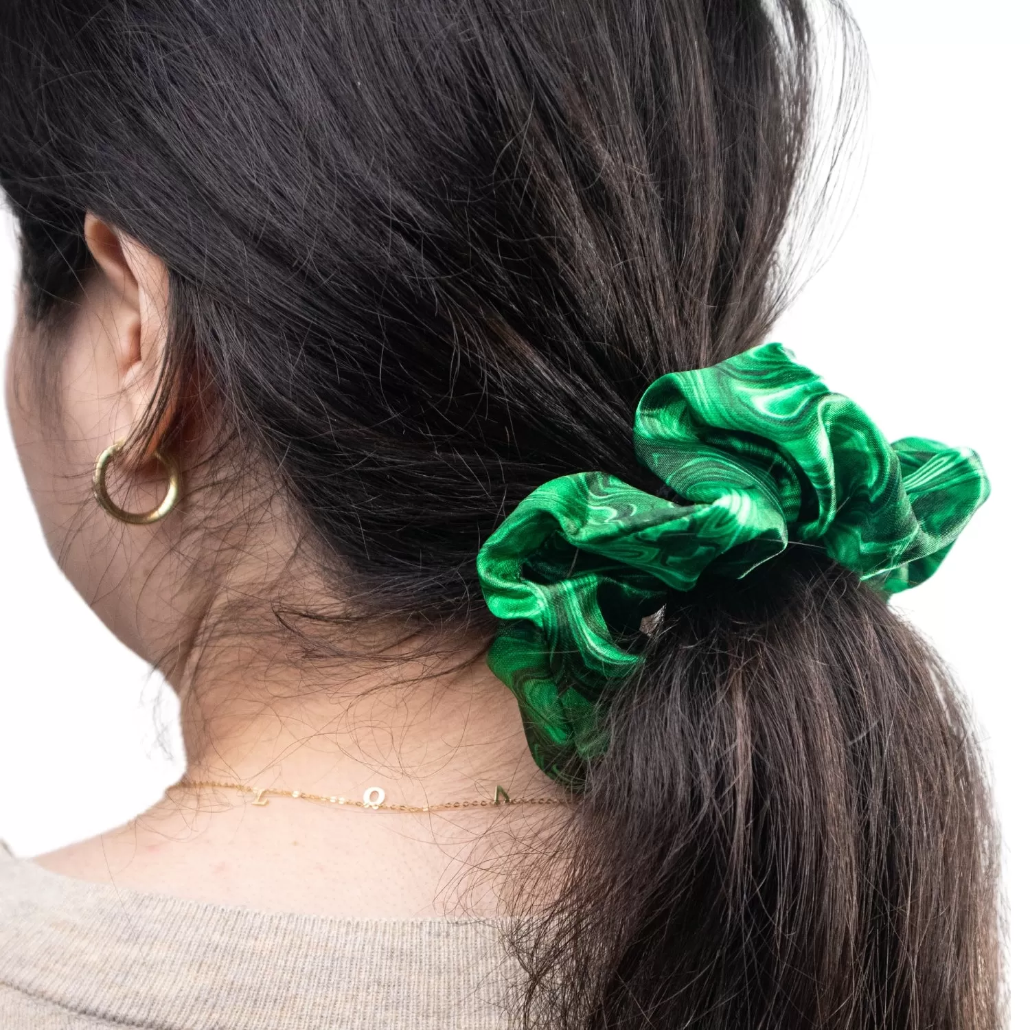 Malachite Scrunchie