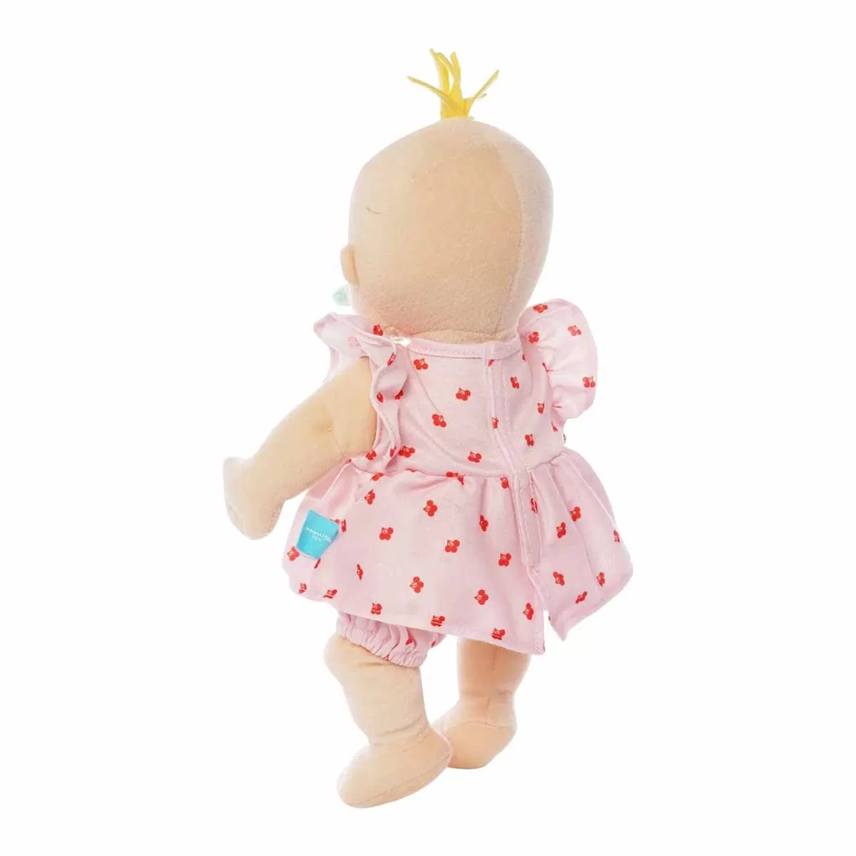 Manhattan Toy Baby Stella Peach Doll with Blonde Hair - Pink Cherry Dress