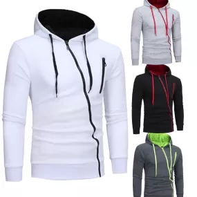 Mens' Long Sleeve Hoodie Hooded Sweatshirt Tops Jacket Coat Outwear