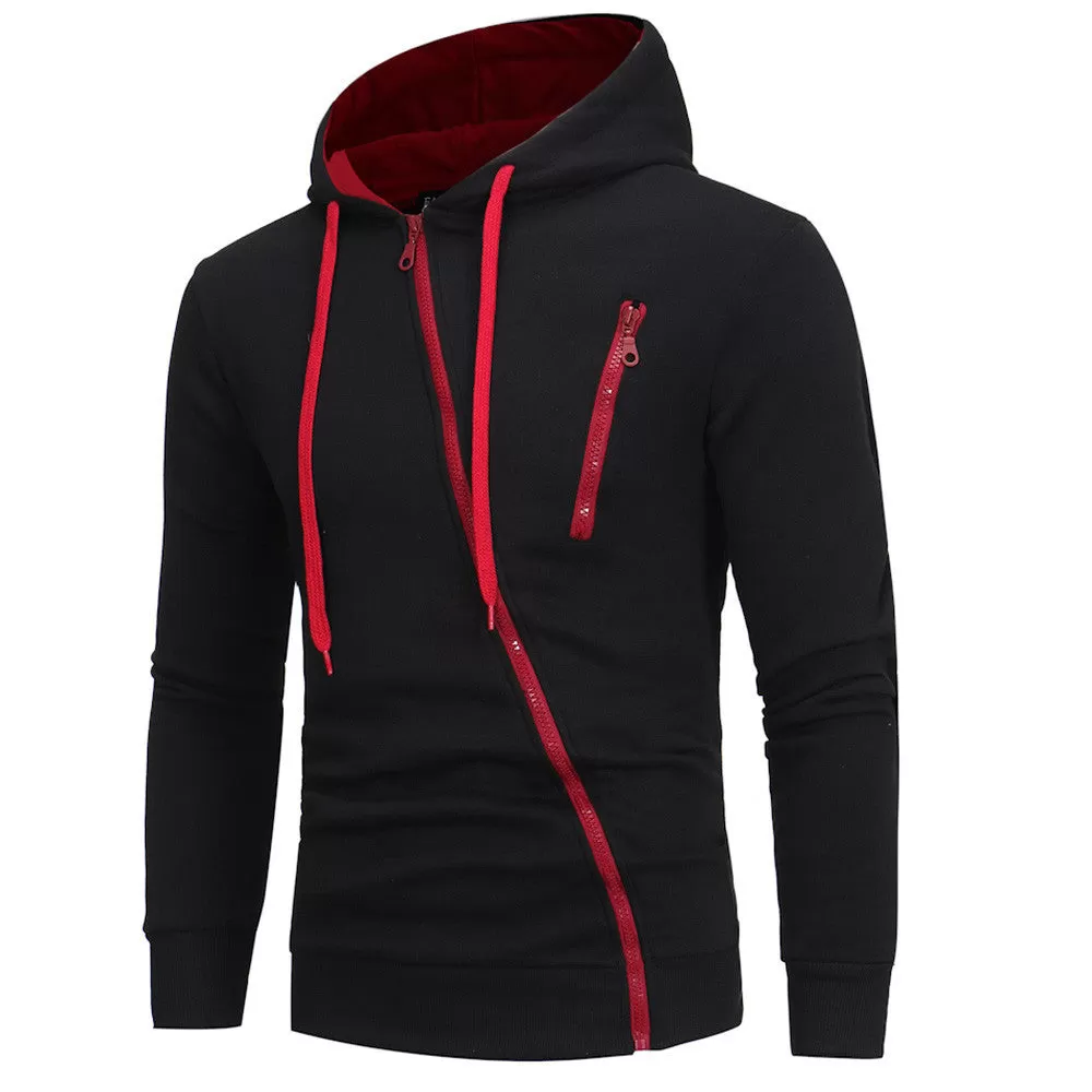 Mens' Long Sleeve Hoodie Hooded Sweatshirt Tops Jacket Coat Outwear