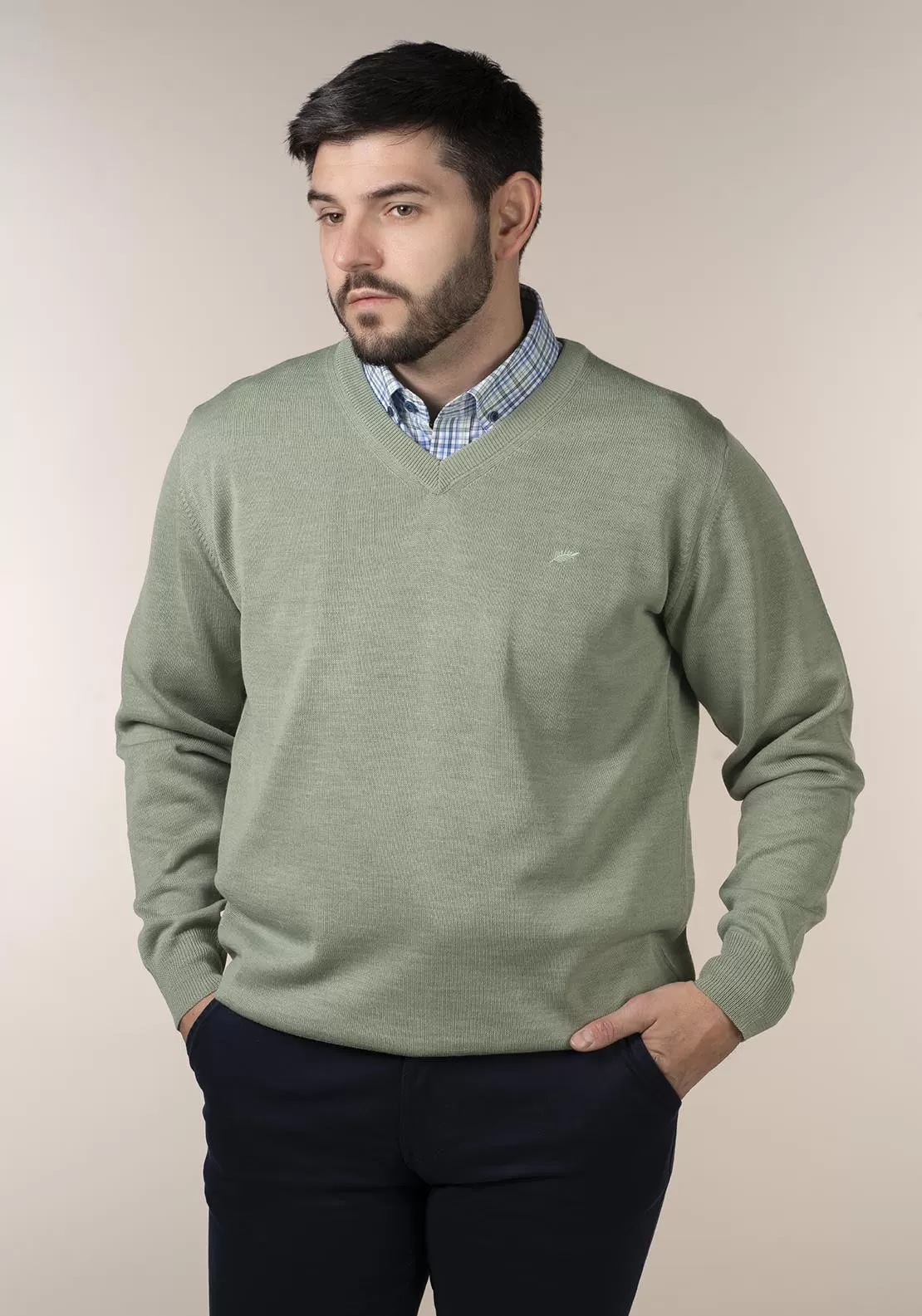 Mens V-Neck Jumper