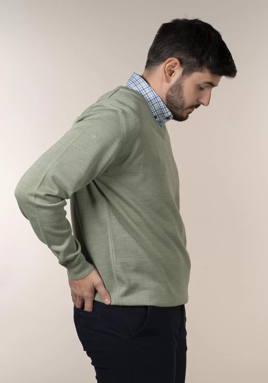 Mens V-Neck Jumper