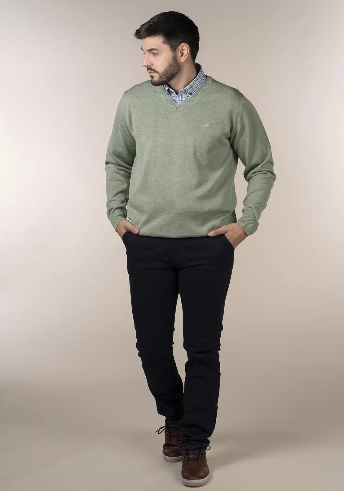 Mens V-Neck Jumper