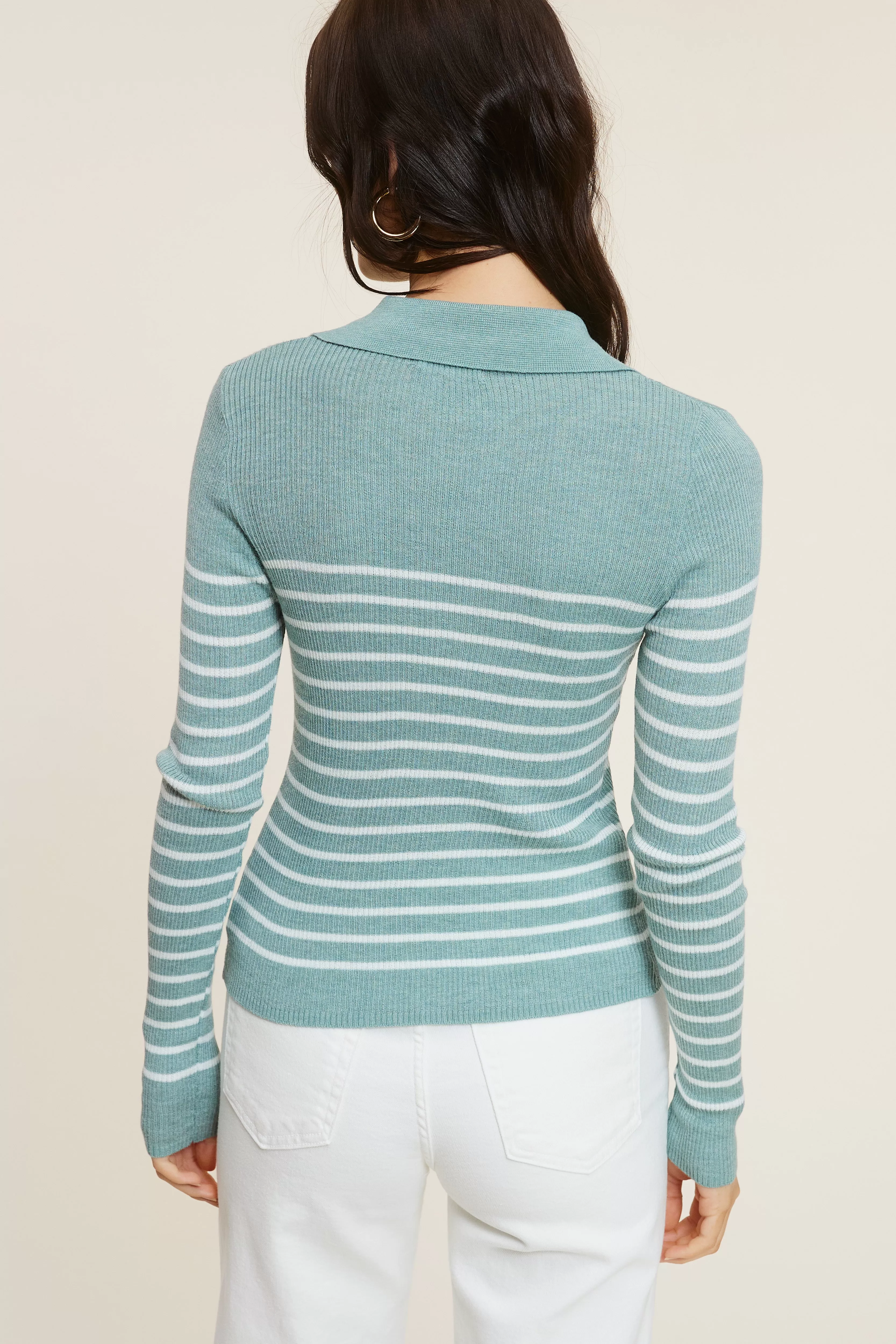 Mint Striped Long Sleeve