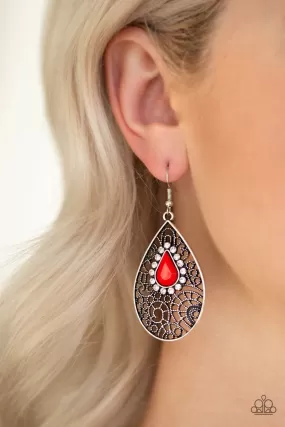 Modern Monte Carlo Red-Earrings