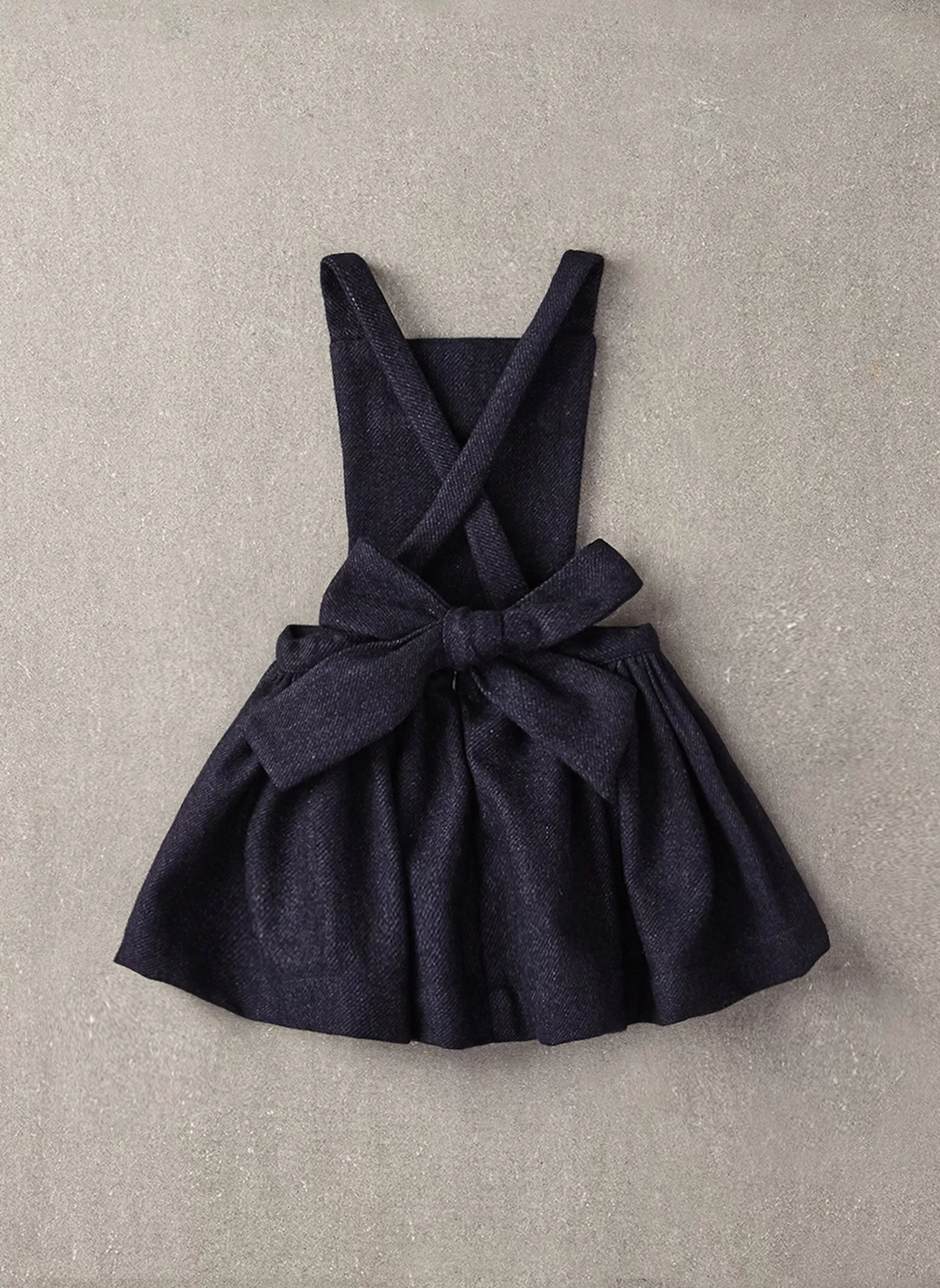 Nellystella Ella Dress in Navy Wool