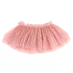 oh baby! Dotted Mesh Frill Tutu Skirt - Blush