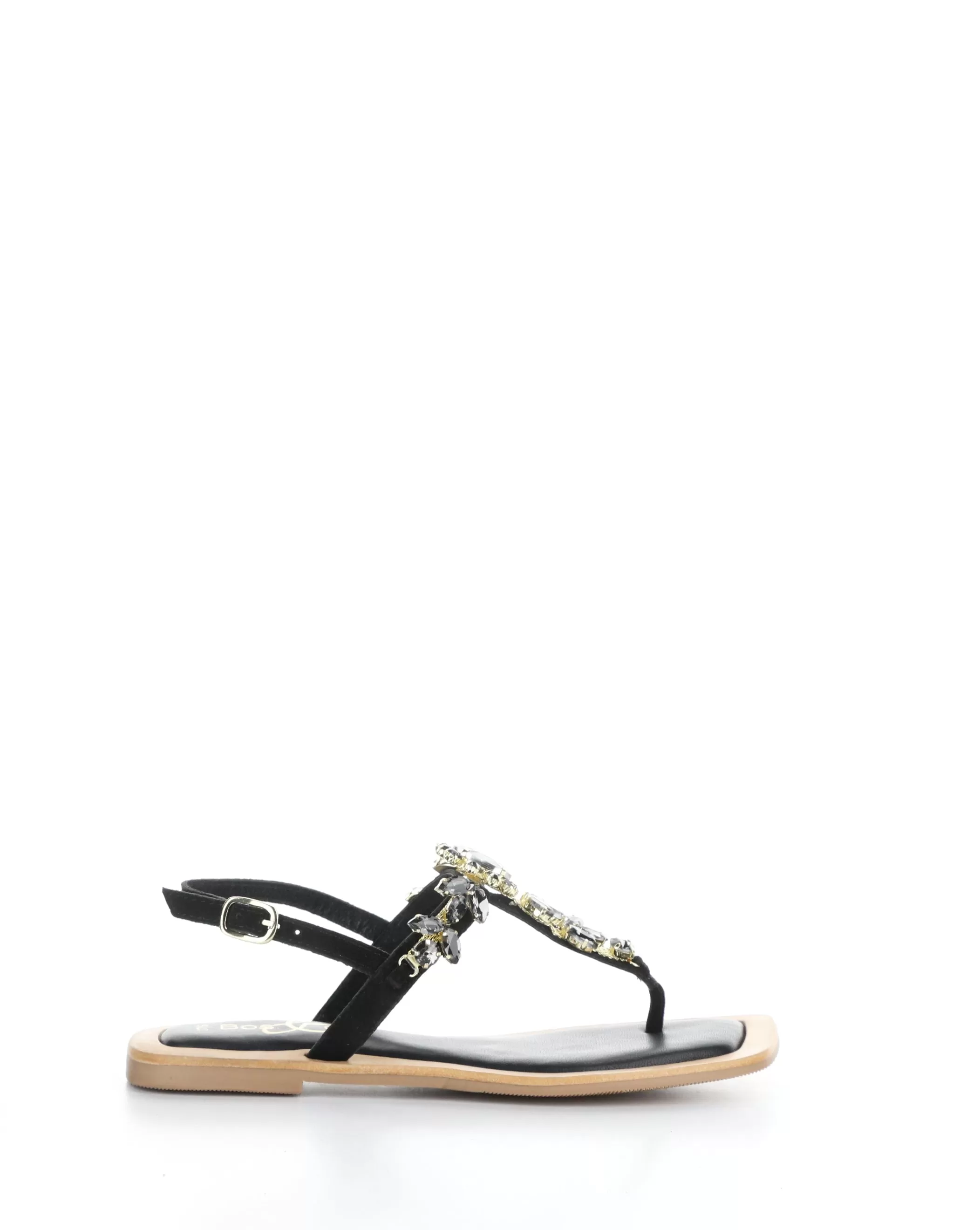 OTU BLACK/SMOKE Buckle Sandals