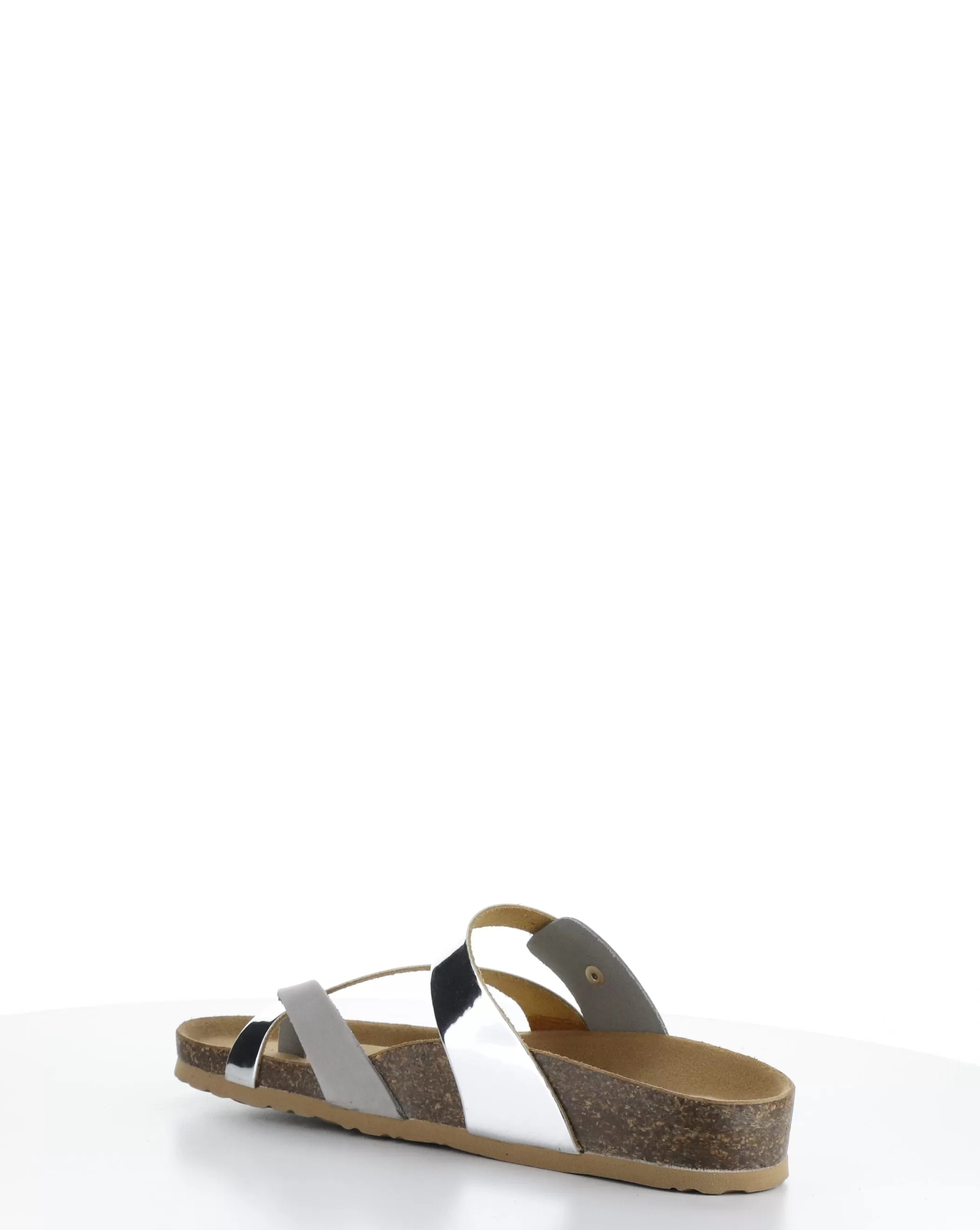 PARR PEARL/SILVER Slip-on Sandals