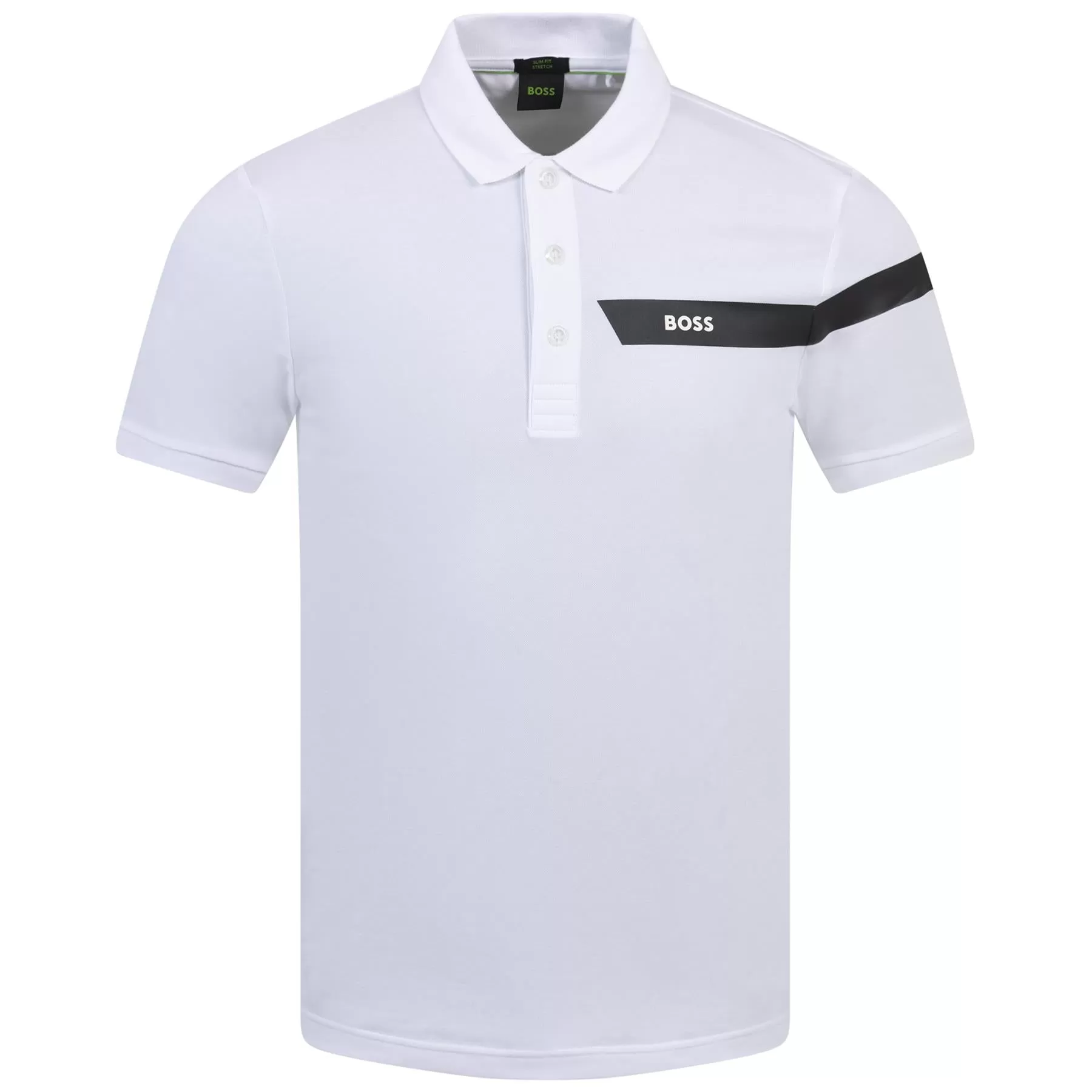 Paule Cotton Jersey Slim Fit Polo White - W23