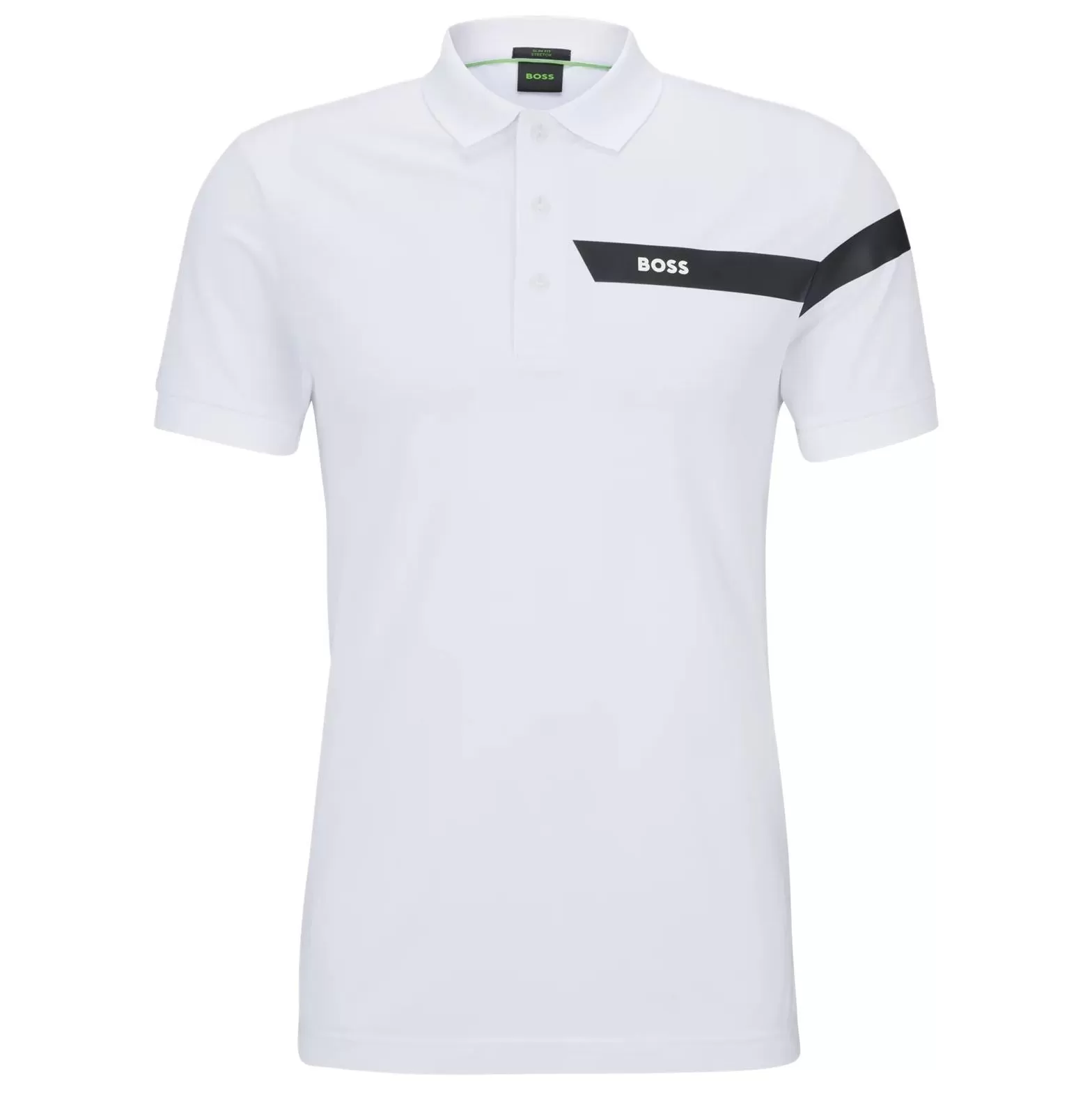 Paule Cotton Jersey Slim Fit Polo White - W23