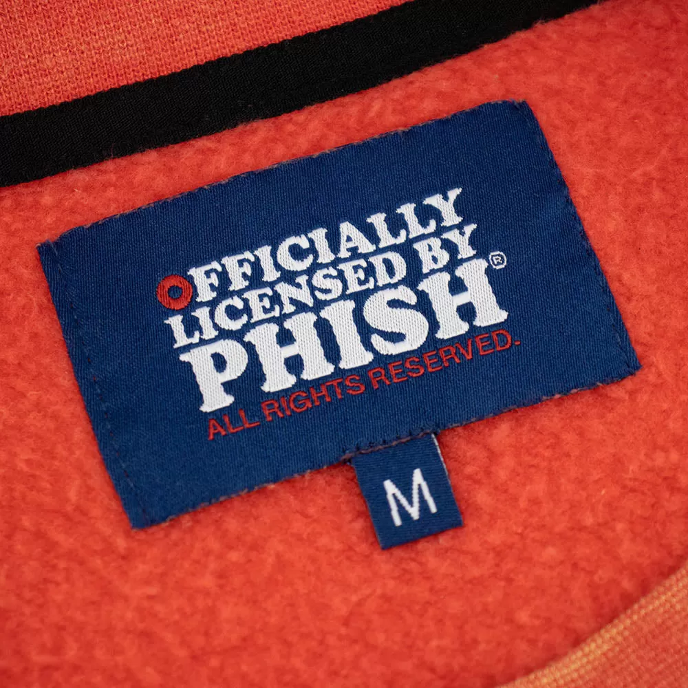 Phish Red Pigment Dye Crewneck