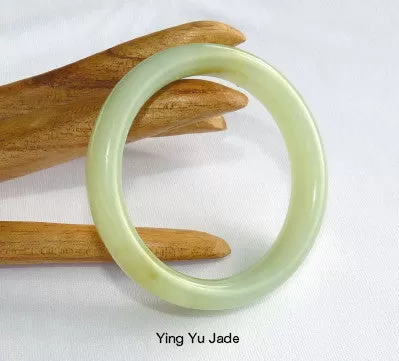 Pure Natural Chinese  Jade Child Bangle Bracelet 45mm