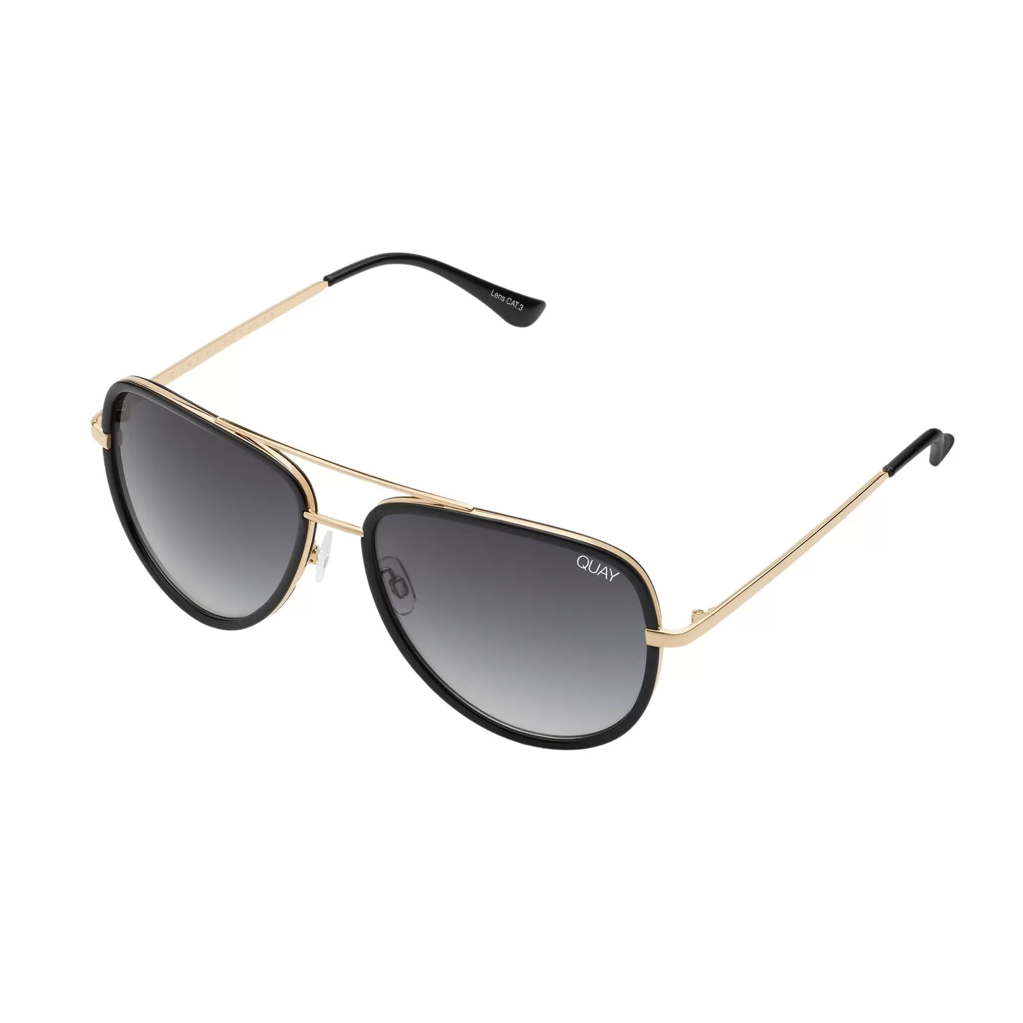 Quay Australia All In Oversized Aviator Sunglasses