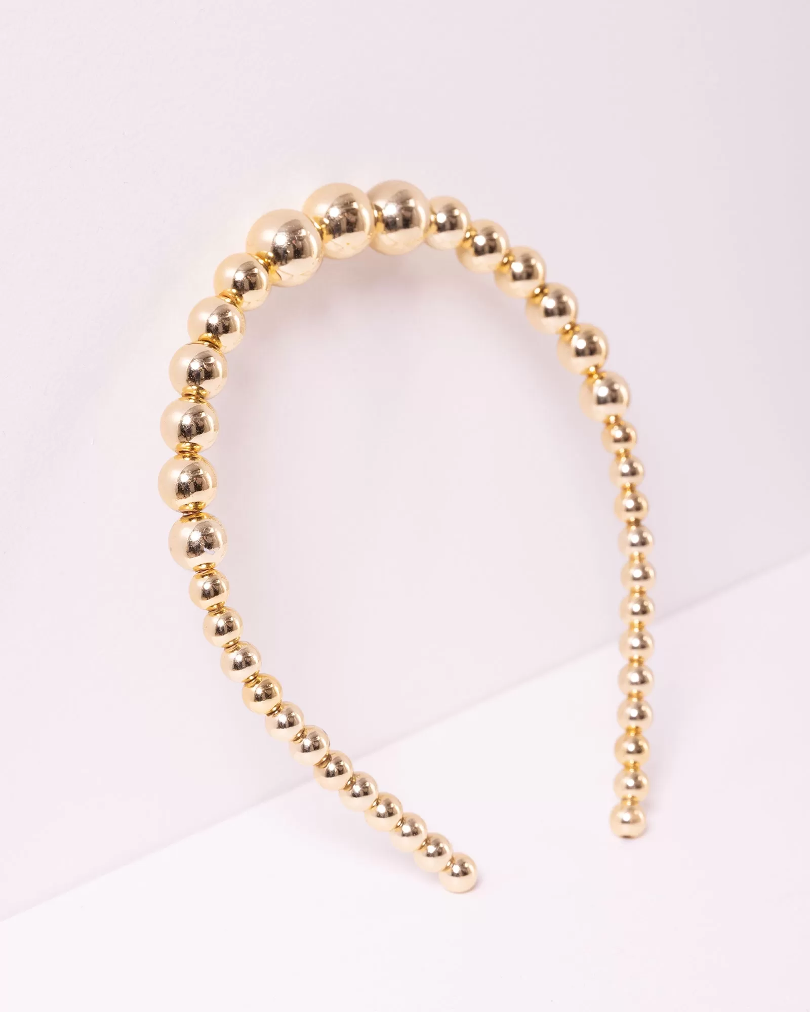 Quinn Gold Bead Headband