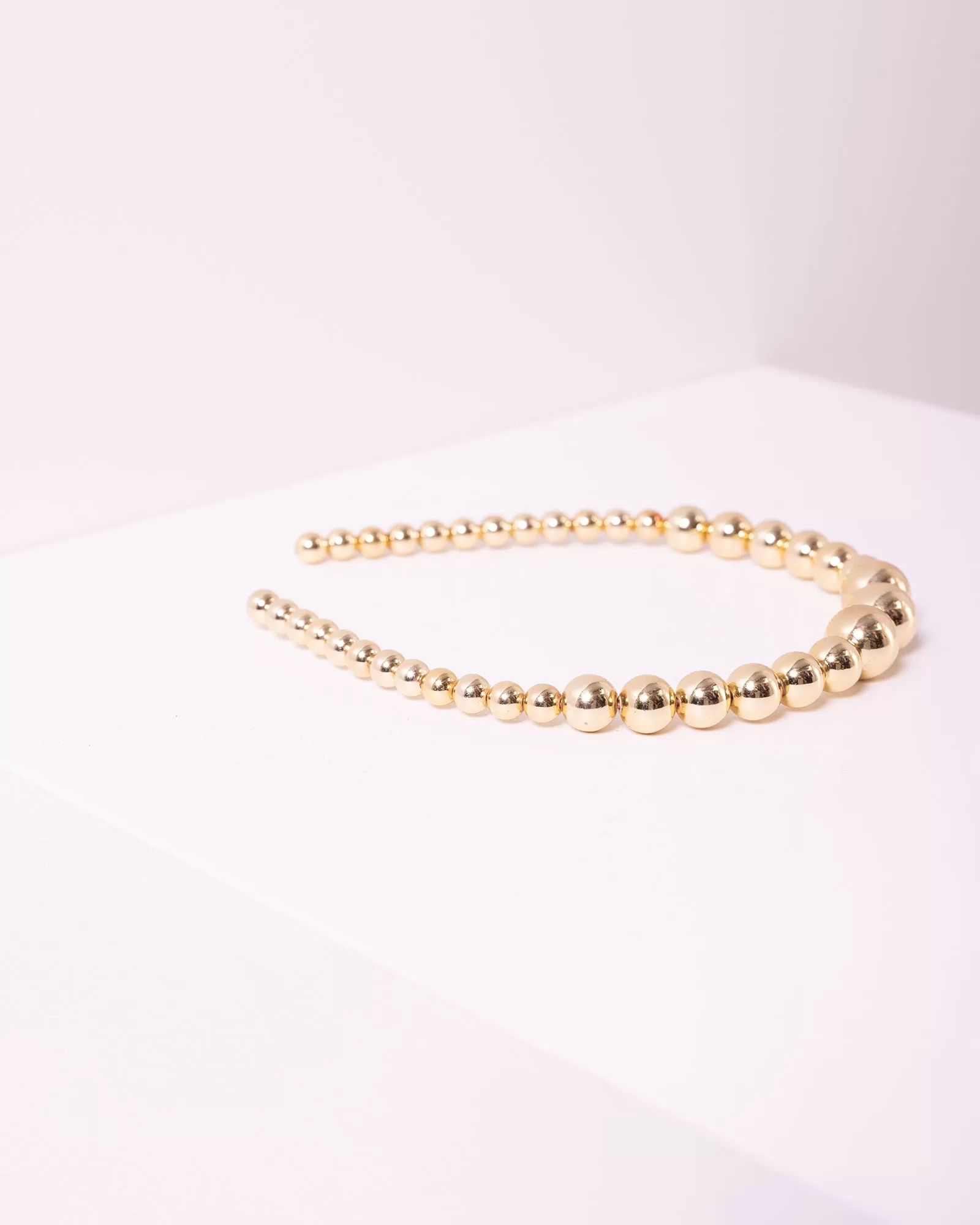 Quinn Gold Bead Headband