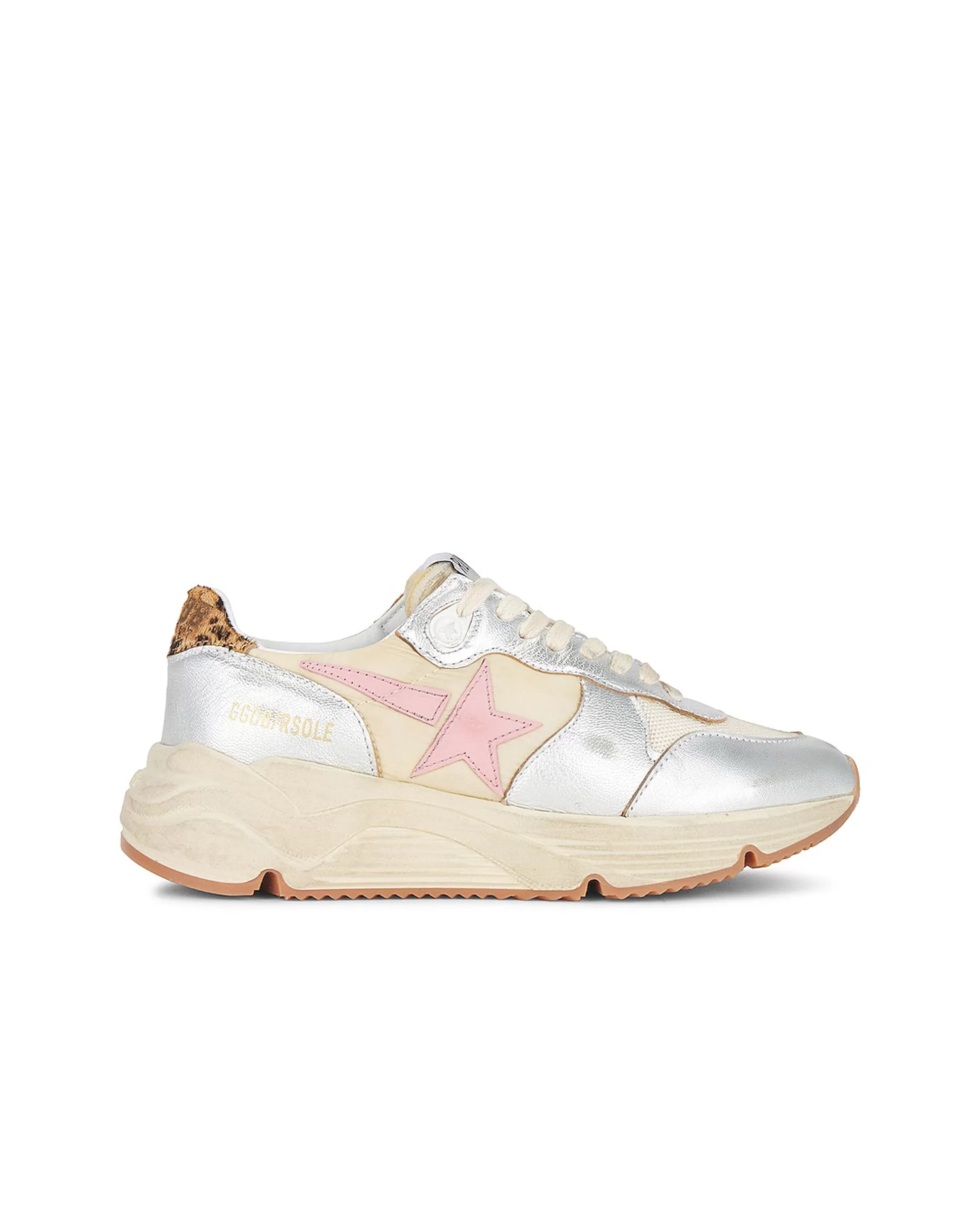 RUNNING SOLE SNEAKER / BEIGE SILVER CREAM