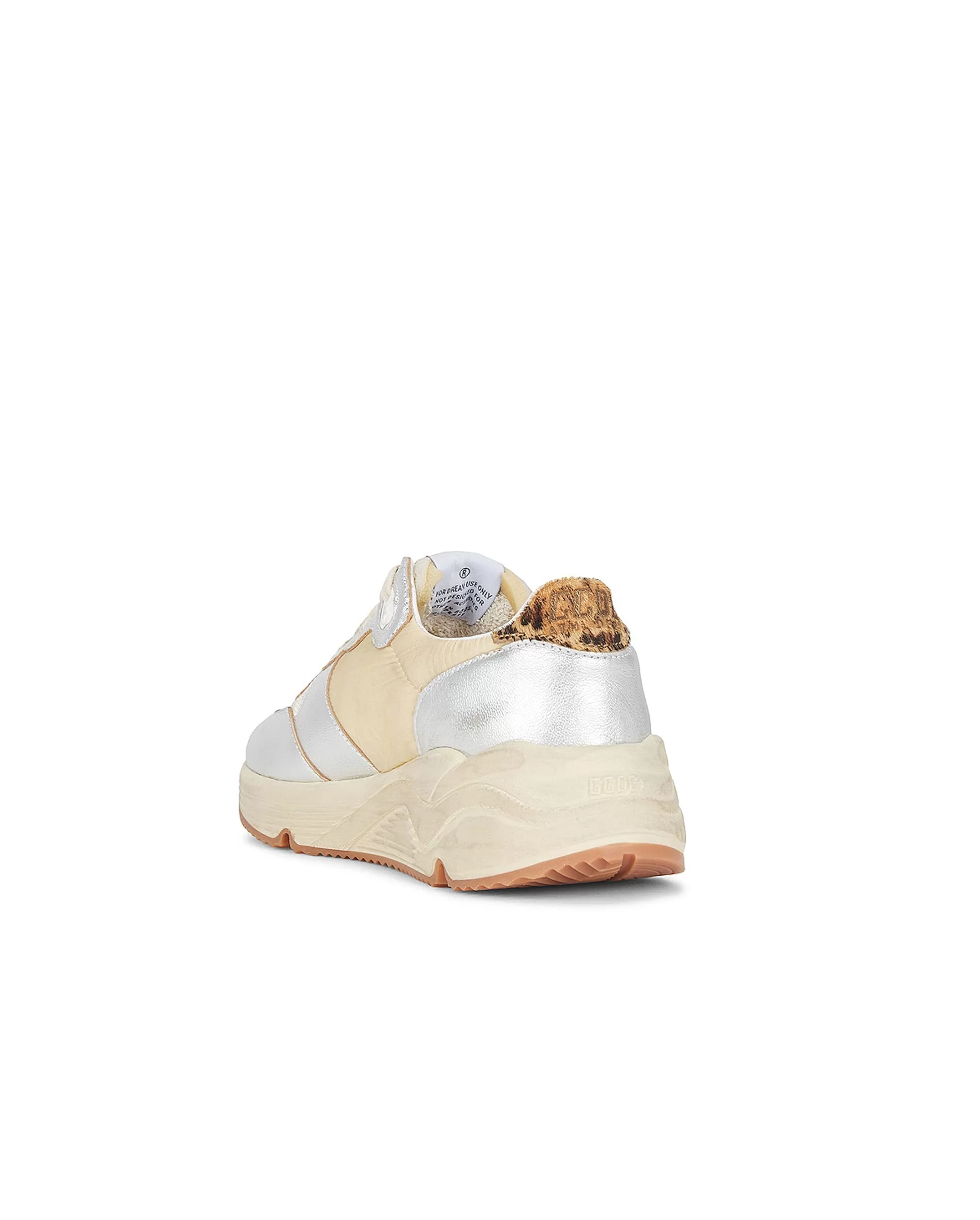 RUNNING SOLE SNEAKER / BEIGE SILVER CREAM