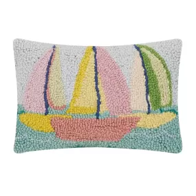 Sailboats Hook Pillow